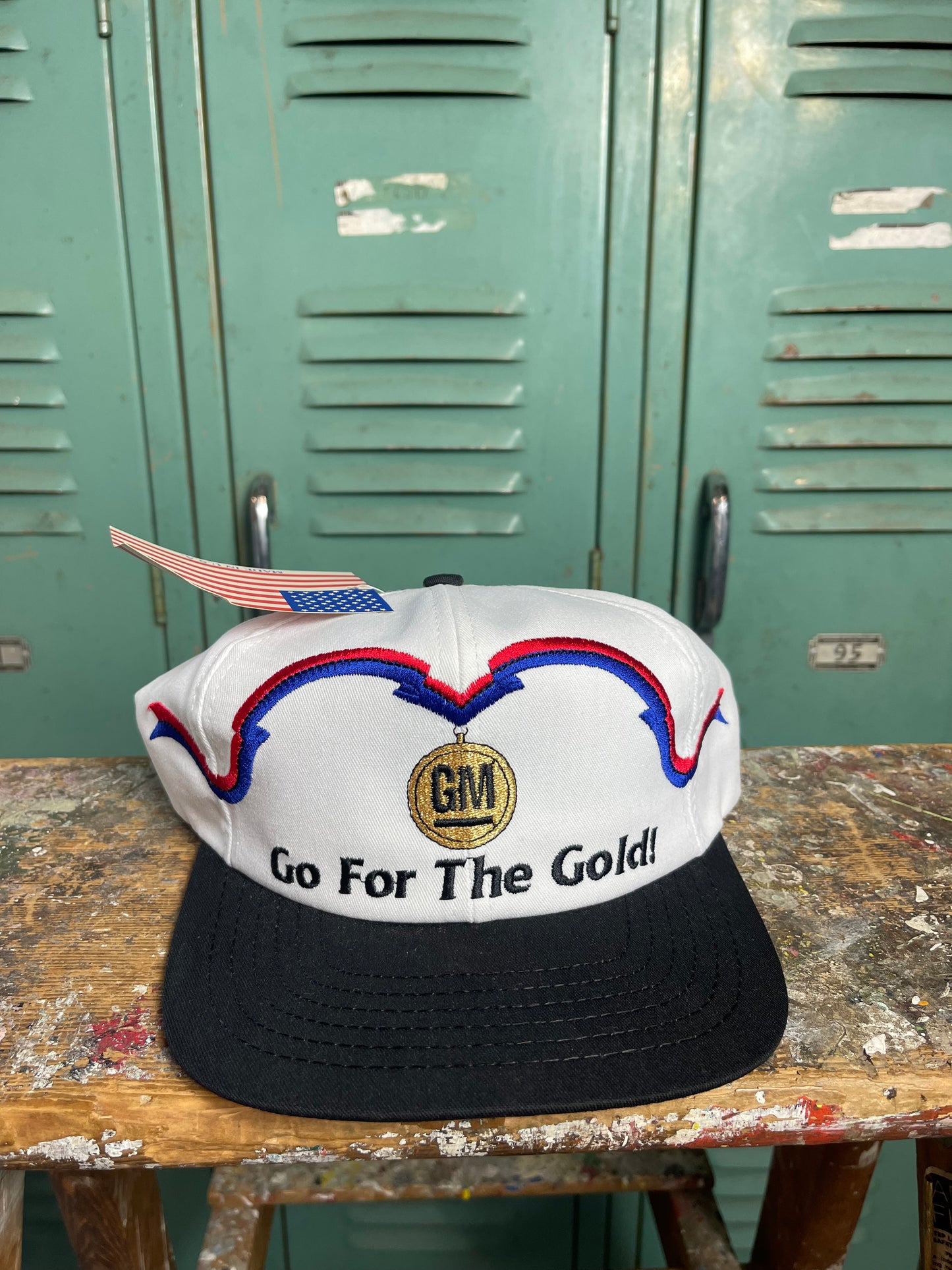 1996 General Motors “Go for the Gold” Vintage NASCAR Snapback Hat - Deadstock (OSFA)