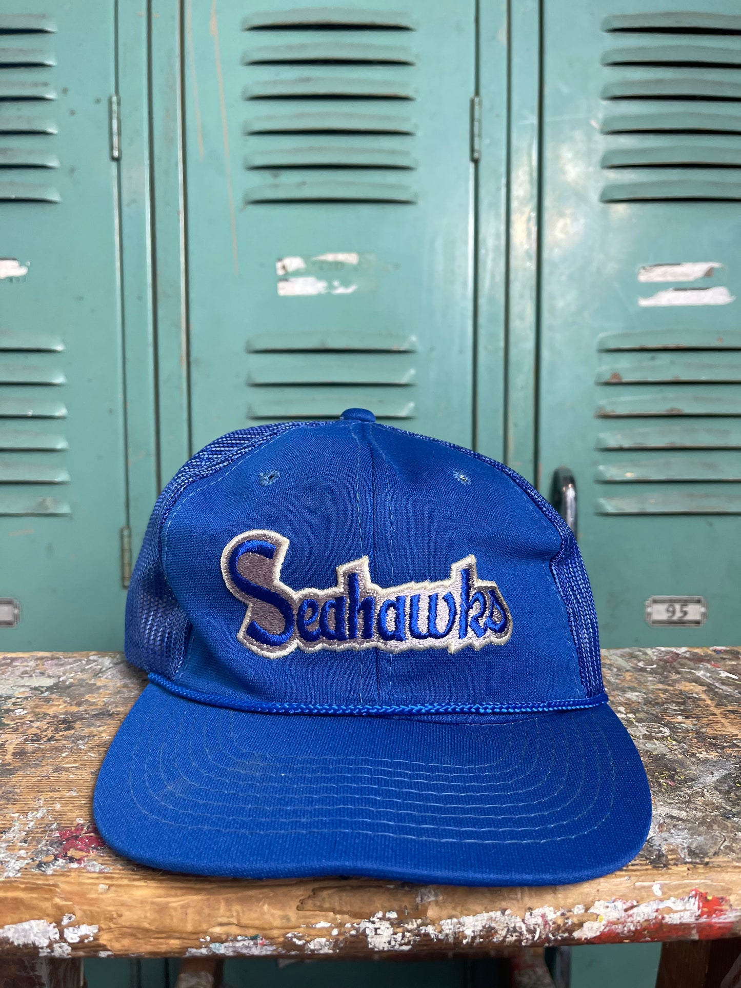 80’s Seattle Seahawks Vintage NFL Trucker Snapback Hat (OSFA)