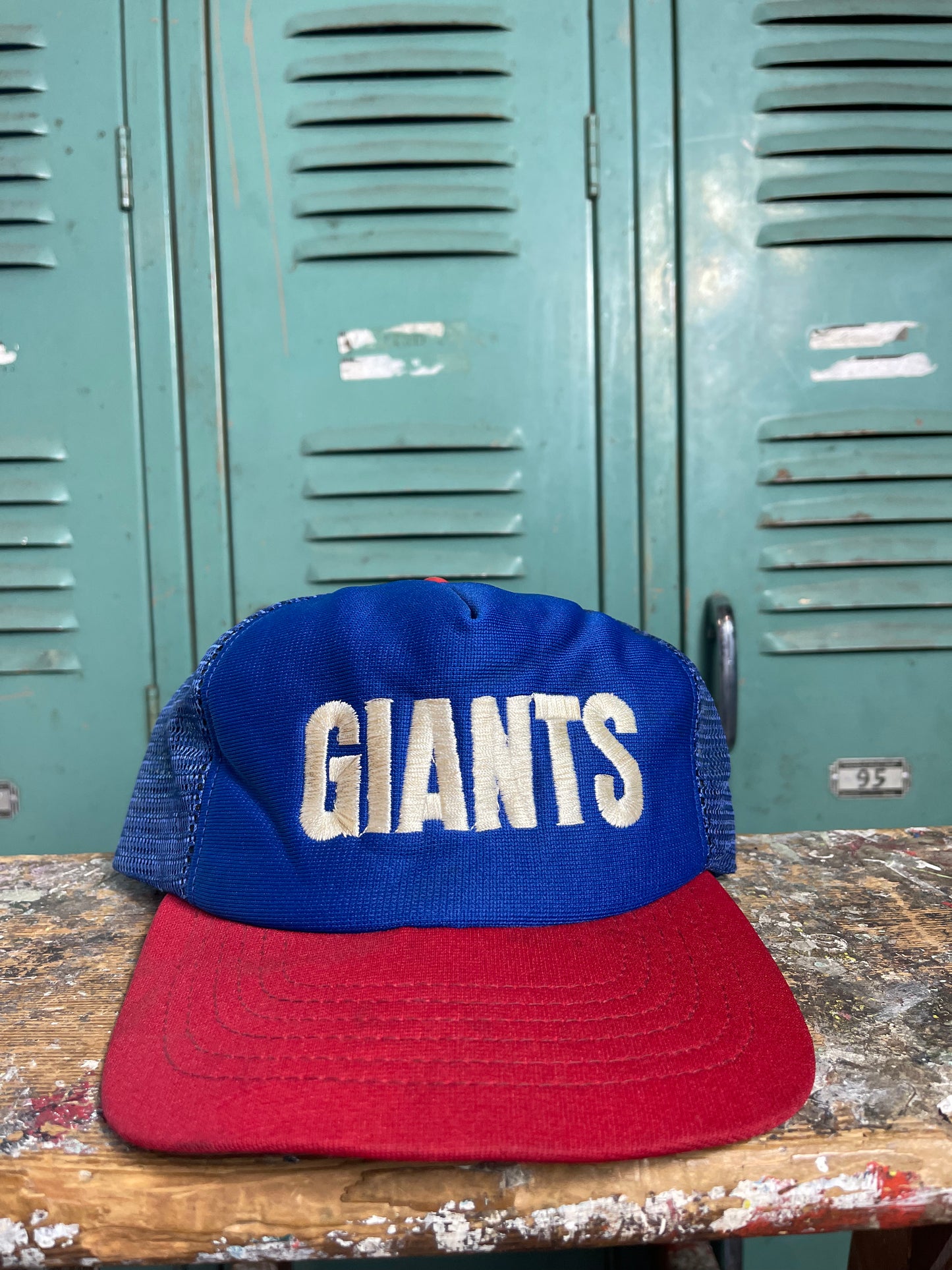 80’s New York Giants Vintage NFL Trucker Snapback Hat (OSFA)