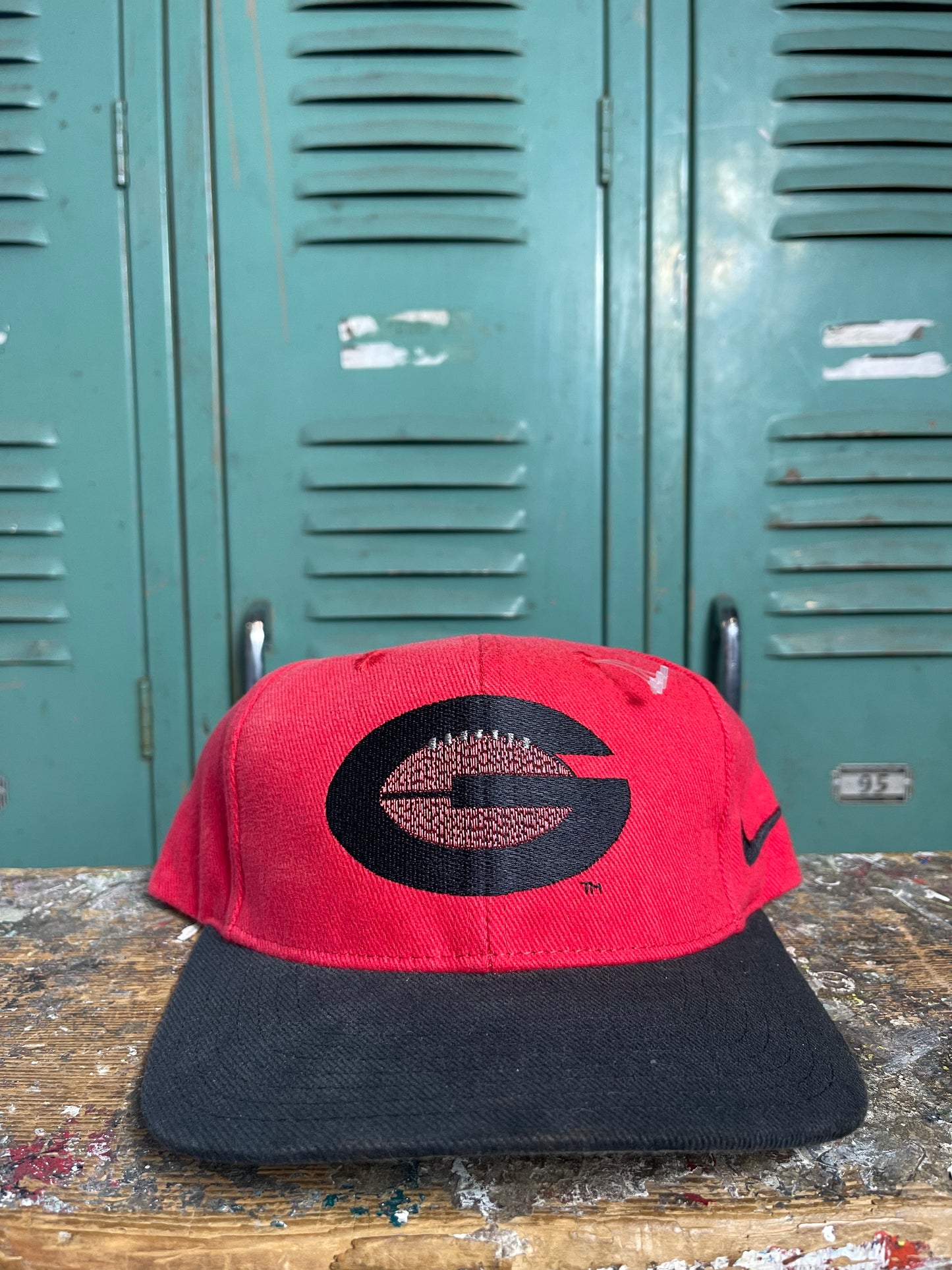 90’s Georgia Bulldogs Football Vintage Nike Team Sports Snapback Hat - Deadstock (OSFA)