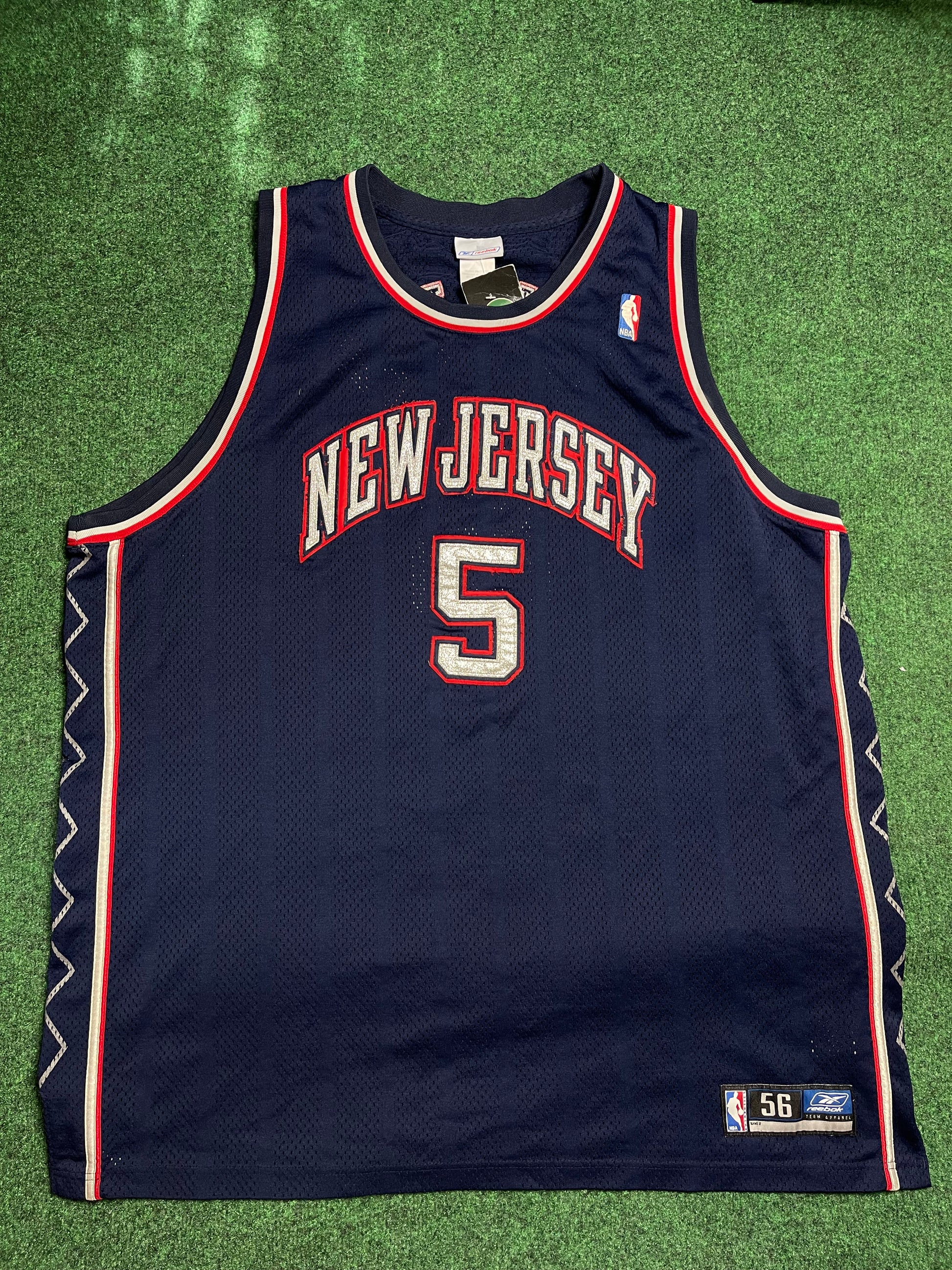 2005 New Jersey Nets Jason Kidd Vintage NBA Reebok Authentic Jersey (5 –  Locker Room CLT