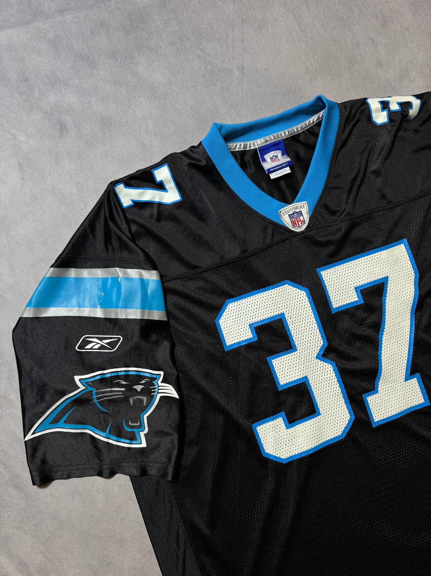 00’s Carolina Panthers Nick Goings Vintage Black Reebok NFL Jersey (XXL)