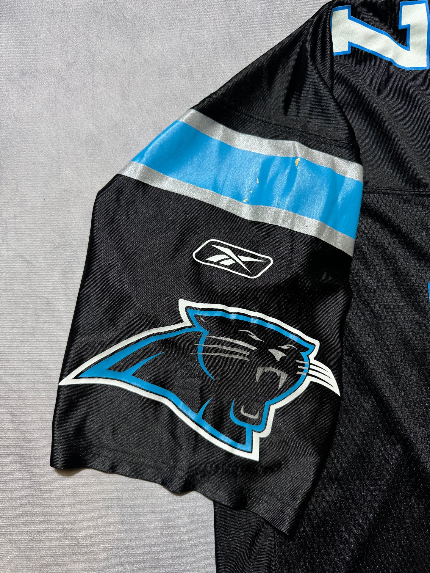 00’s Carolina Panthers Nick Goings Vintage Black Reebok NFL Jersey (XXL)