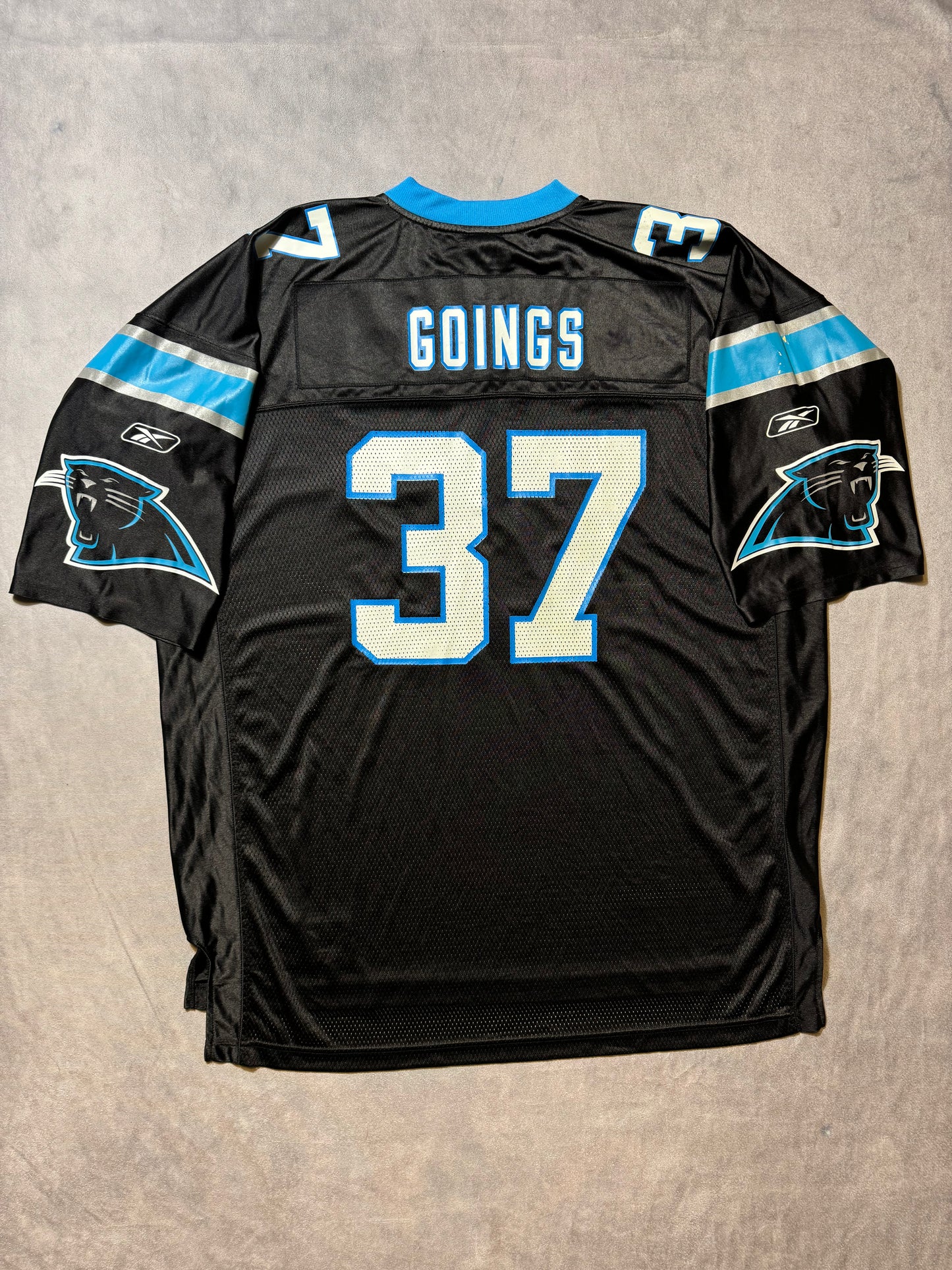00’s Carolina Panthers Nick Goings Vintage Black Reebok NFL Jersey (XXL)