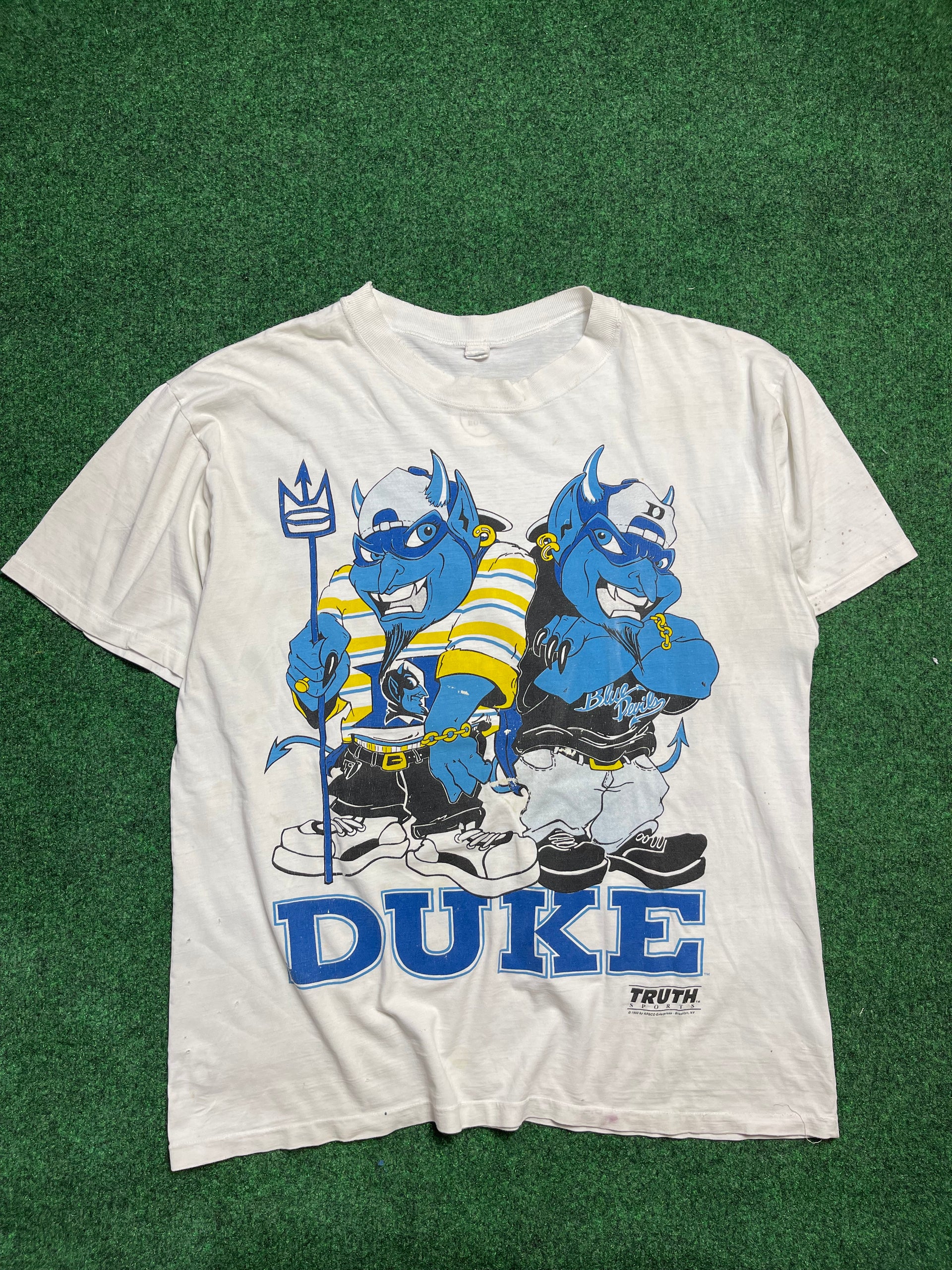 90s duke footballshirt XL 貴重 鬼レア 90s duke footballshirt XL 貴重 鬼レア 90s duke footballshirt XL