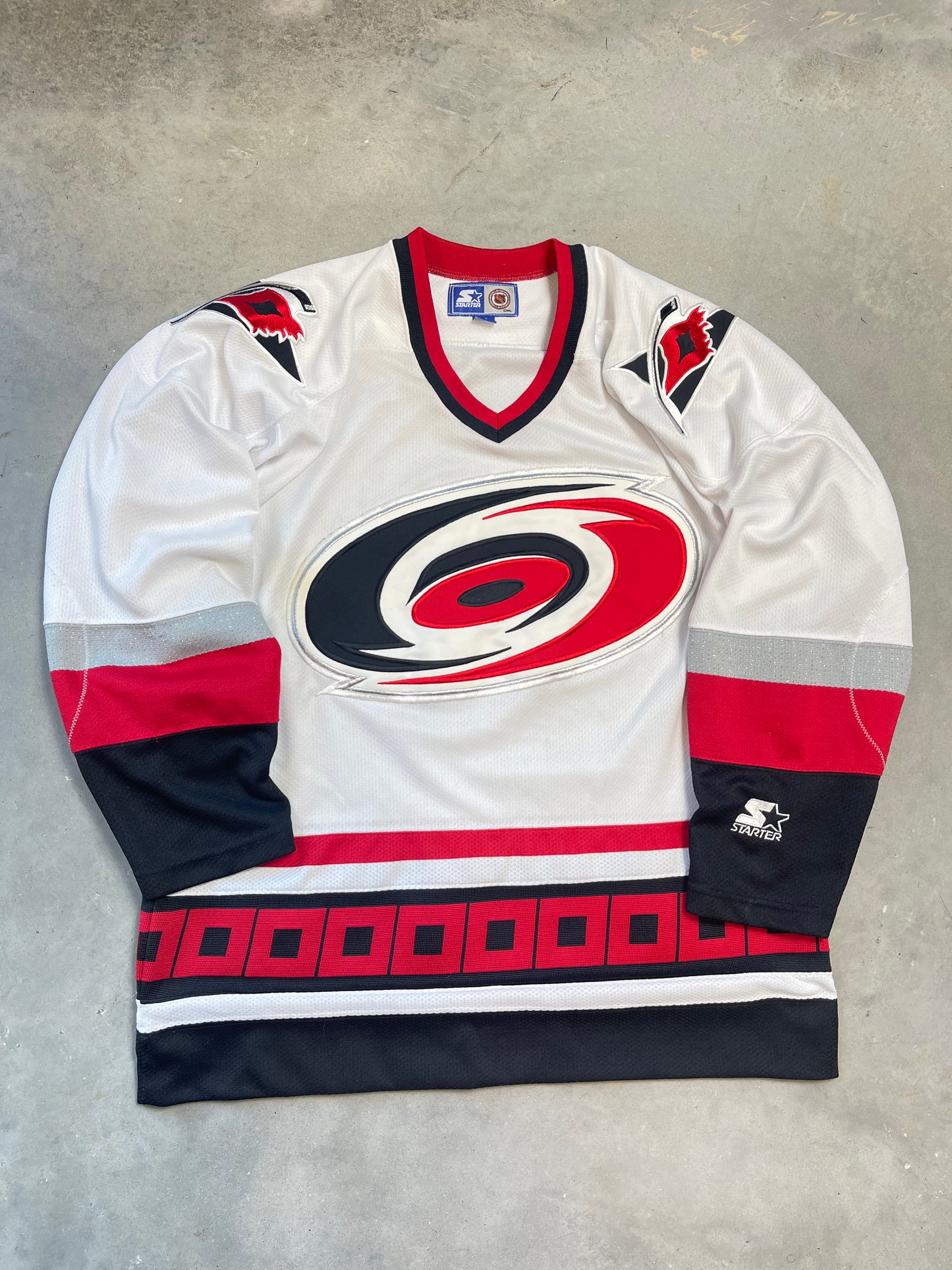 90’s Carolina Hurricanes Vintage Starter NHL Hockey Jersey (Medium)