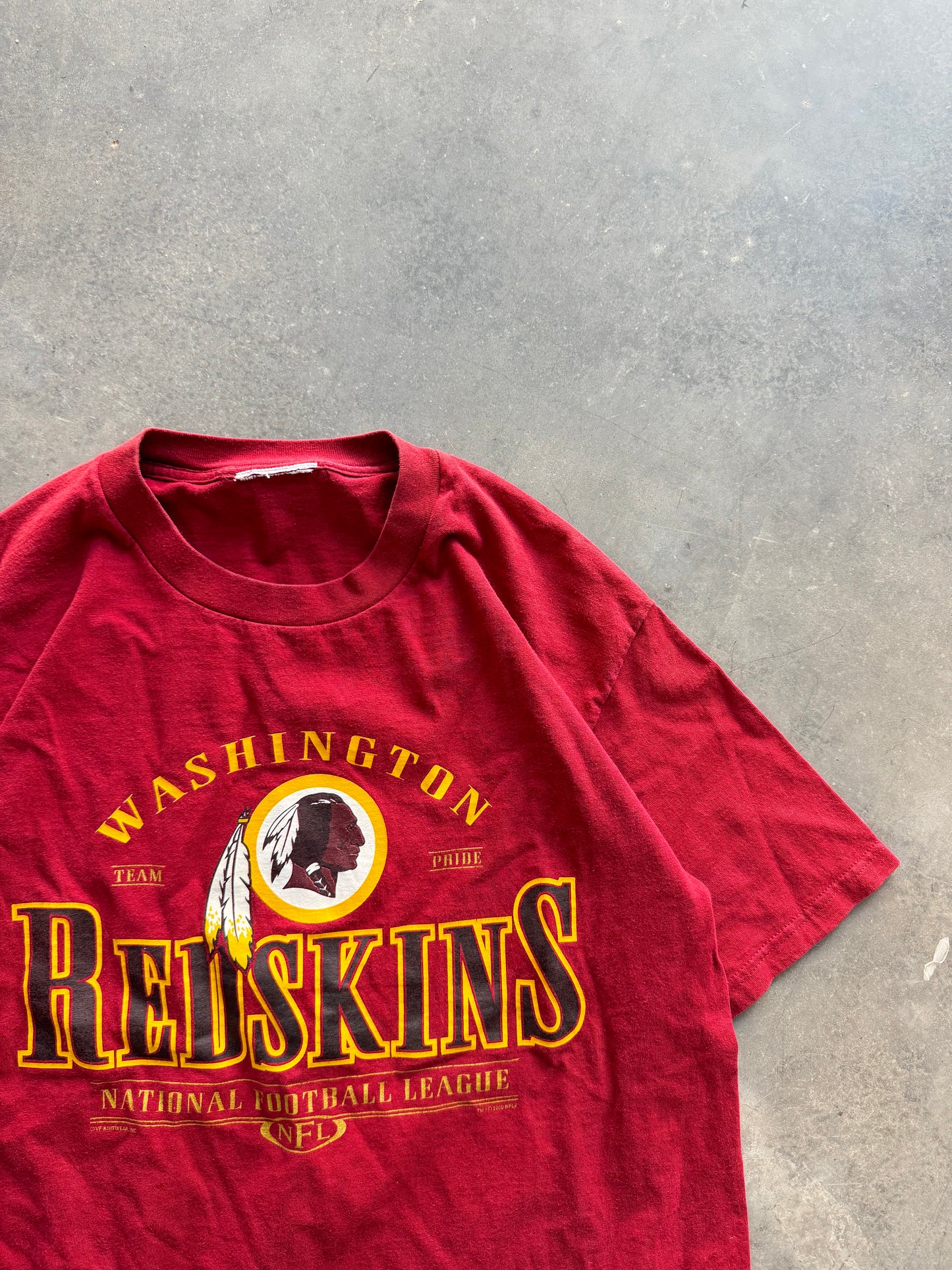 2000 Washington Redskins Vintage Arch Logo NFL Tee (Large)