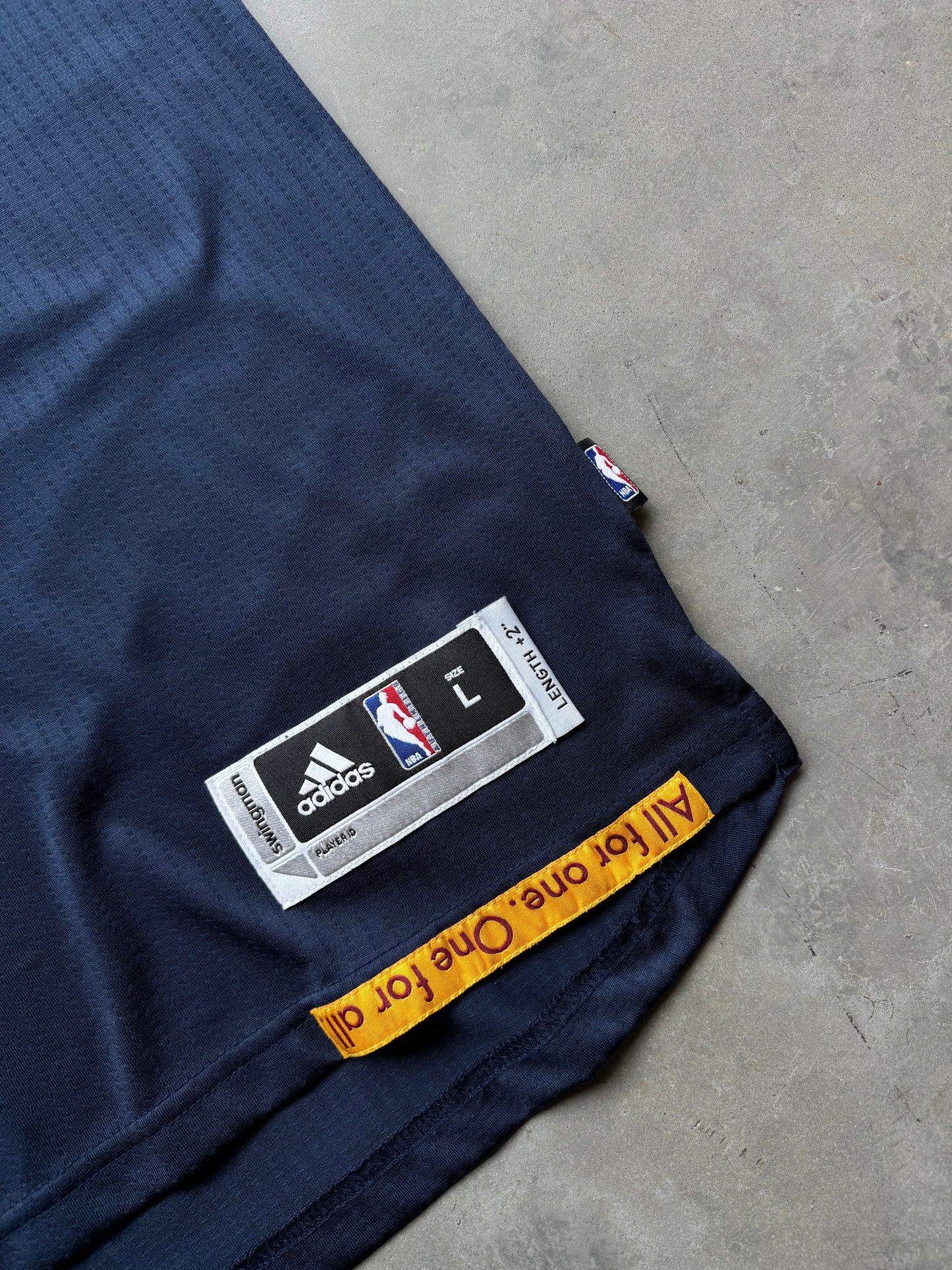 2014/2015 Cleveland Cavaliers LeBron James Navy Adidas Swingman NBA Jersey (Large)