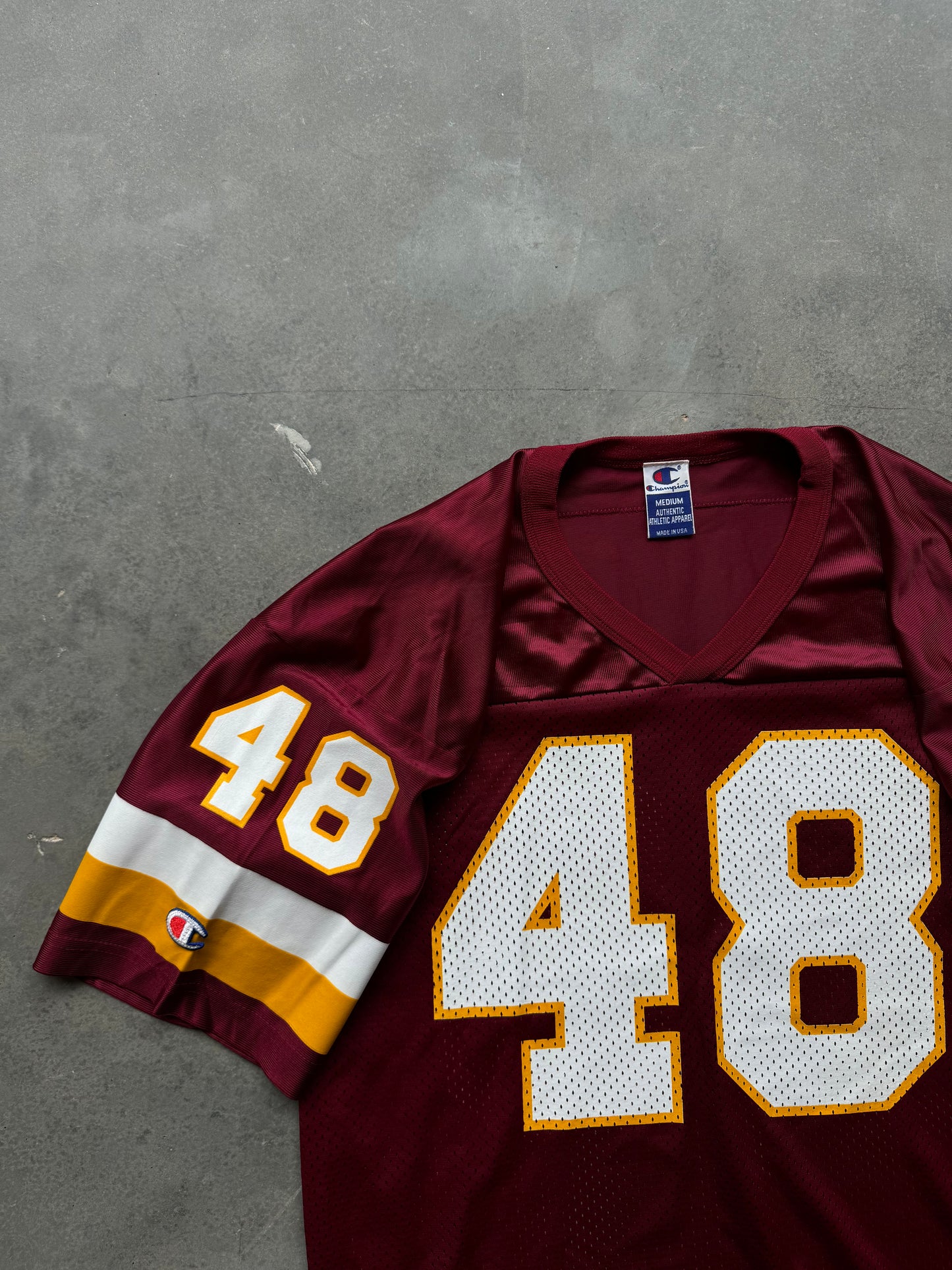 90’s Washington Redskins Stephen Davis Vintage Maroon Champion NFL Jersey - Deadstock (36/Medium)