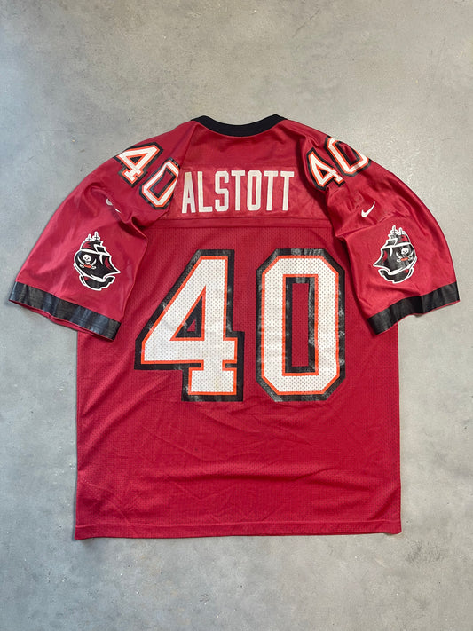 00’s Tampa Bay Buccaneers Mike Alstott Vintage Nike Team Sports NFL Jersey (XL)