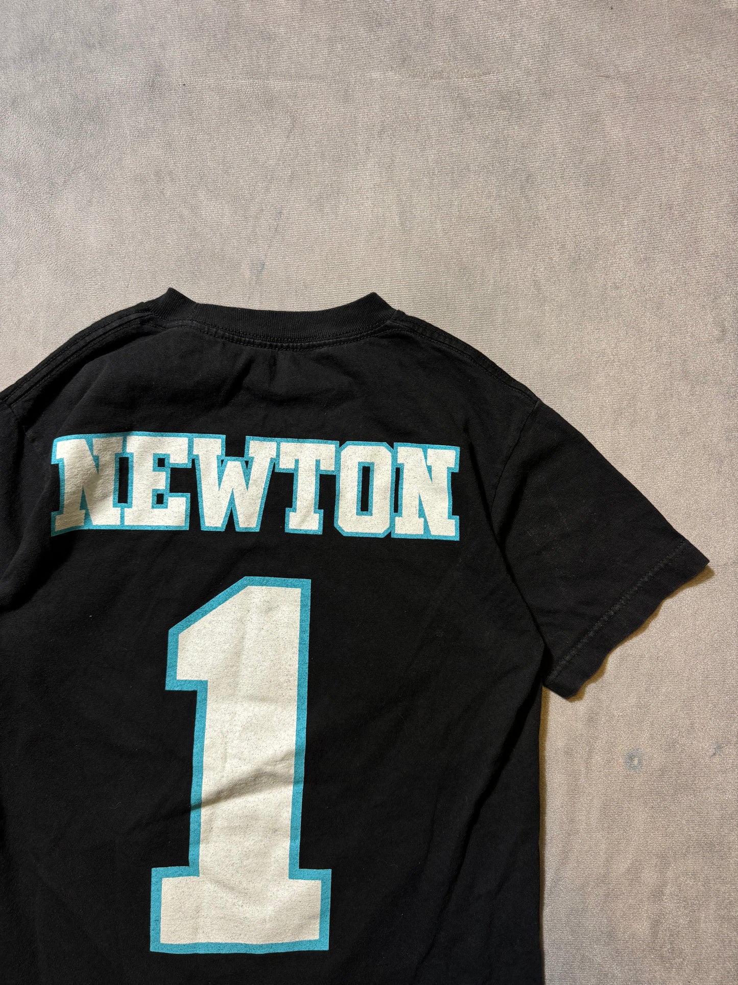 2015 Carolina Panthers Cam Newton Dab On Em NFL Tee (Youth Large)