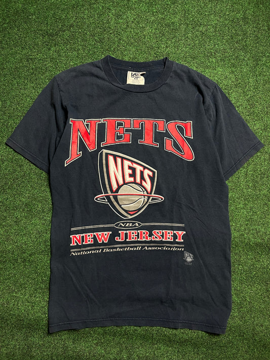 1998 New Jersey Nets Vintage NBA Tee (Medium)