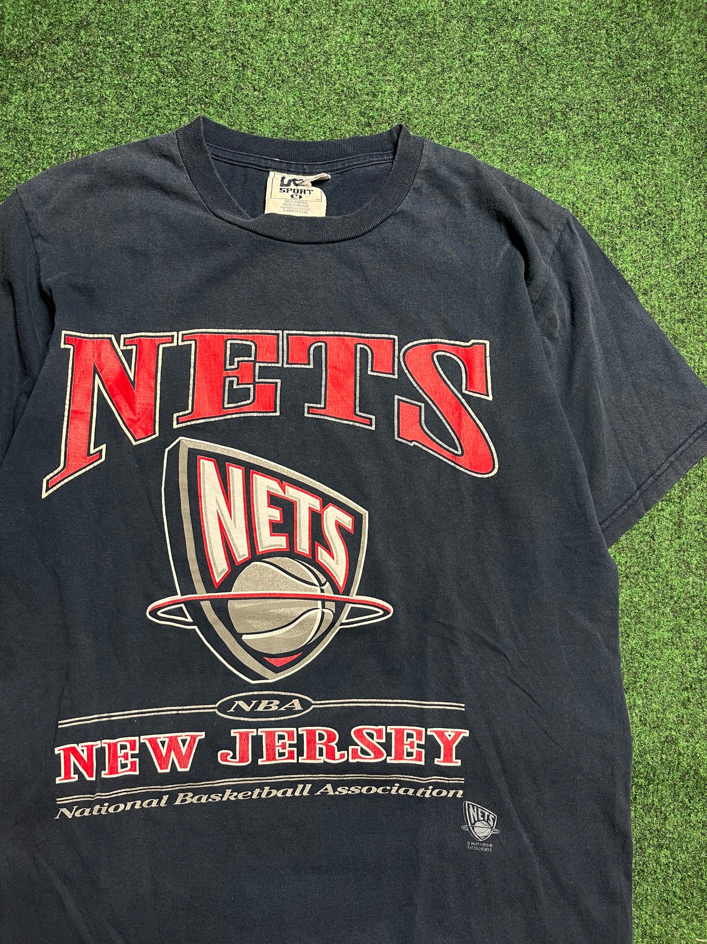 1998 New Jersey Nets Vintage NBA Tee (Medium)