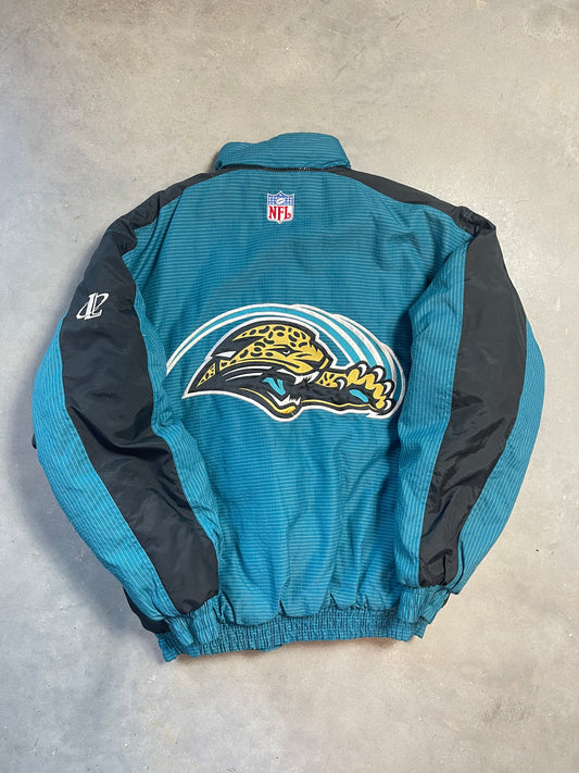 90’s Jacksonville Jaguars Vintage Logo Athletic NFL Puffer Jacket (