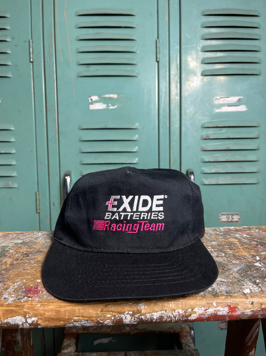 90’s Jeff Burton Exide Batteries Racing Team Vintage NASCAR Snapback Hat (OSFA)