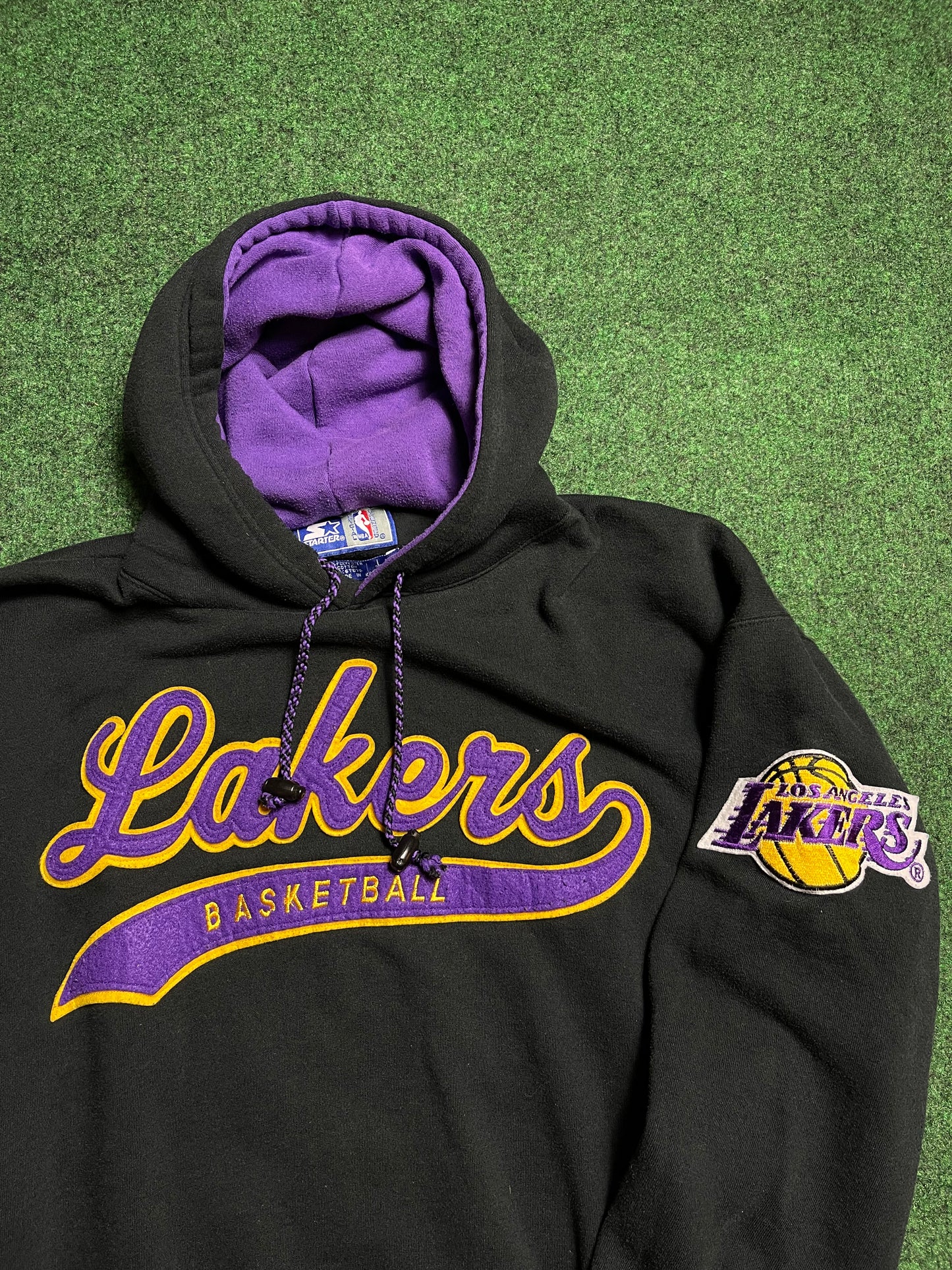 90’s Los Angeles Lakers Starter Script Hoodie (Large)