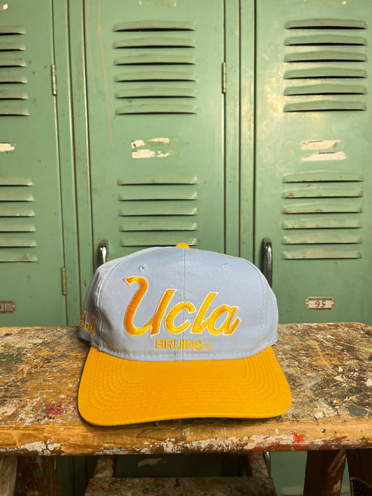 90’s UCLA Bruins Vintage Sports Specialties Script College Snapback Hat (OSFA)