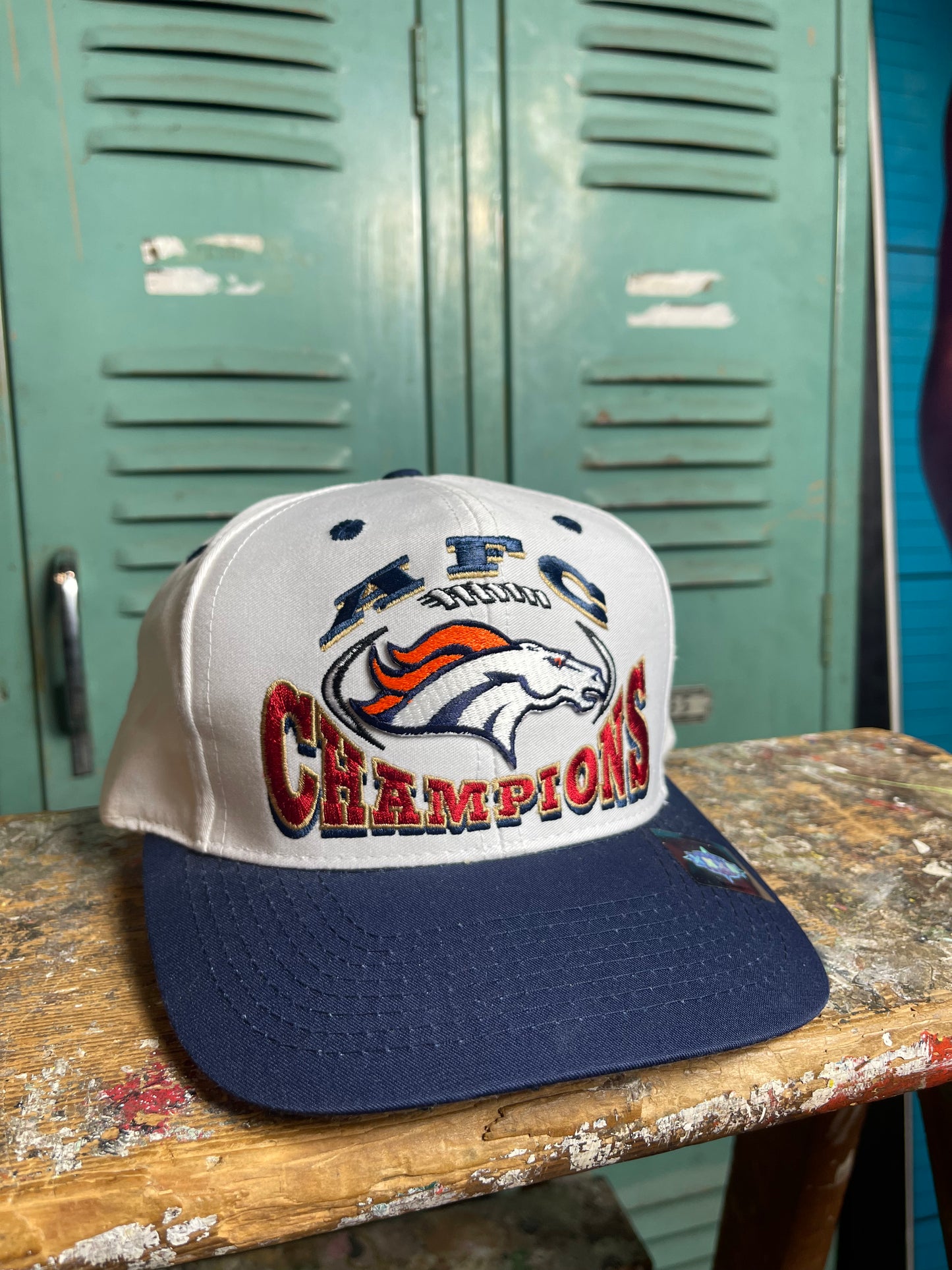 1998 Denver Broncos Vintage AFC Champions NFL Snapback Hat - Deadstock (OSFA)