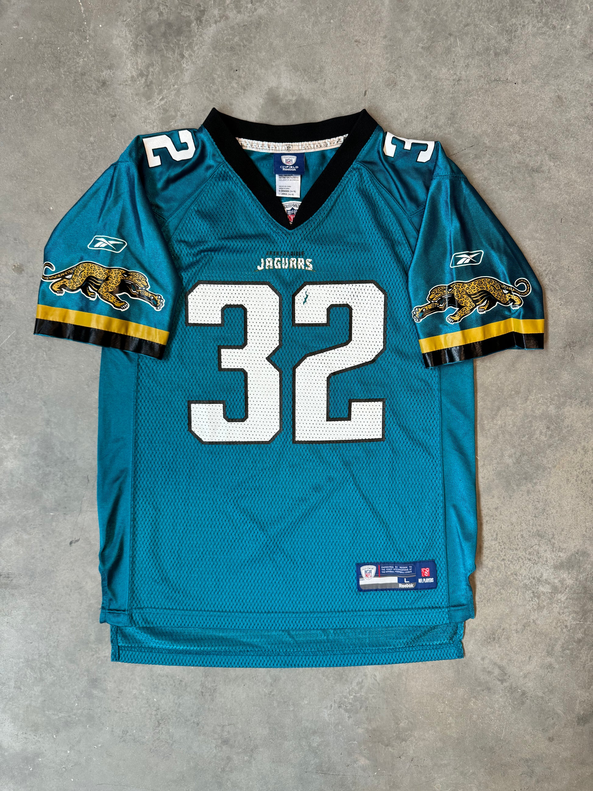 00’s Jacksonville Jaguars Maurice Jones-Drew Vintage Teal Reebok NFL J ...