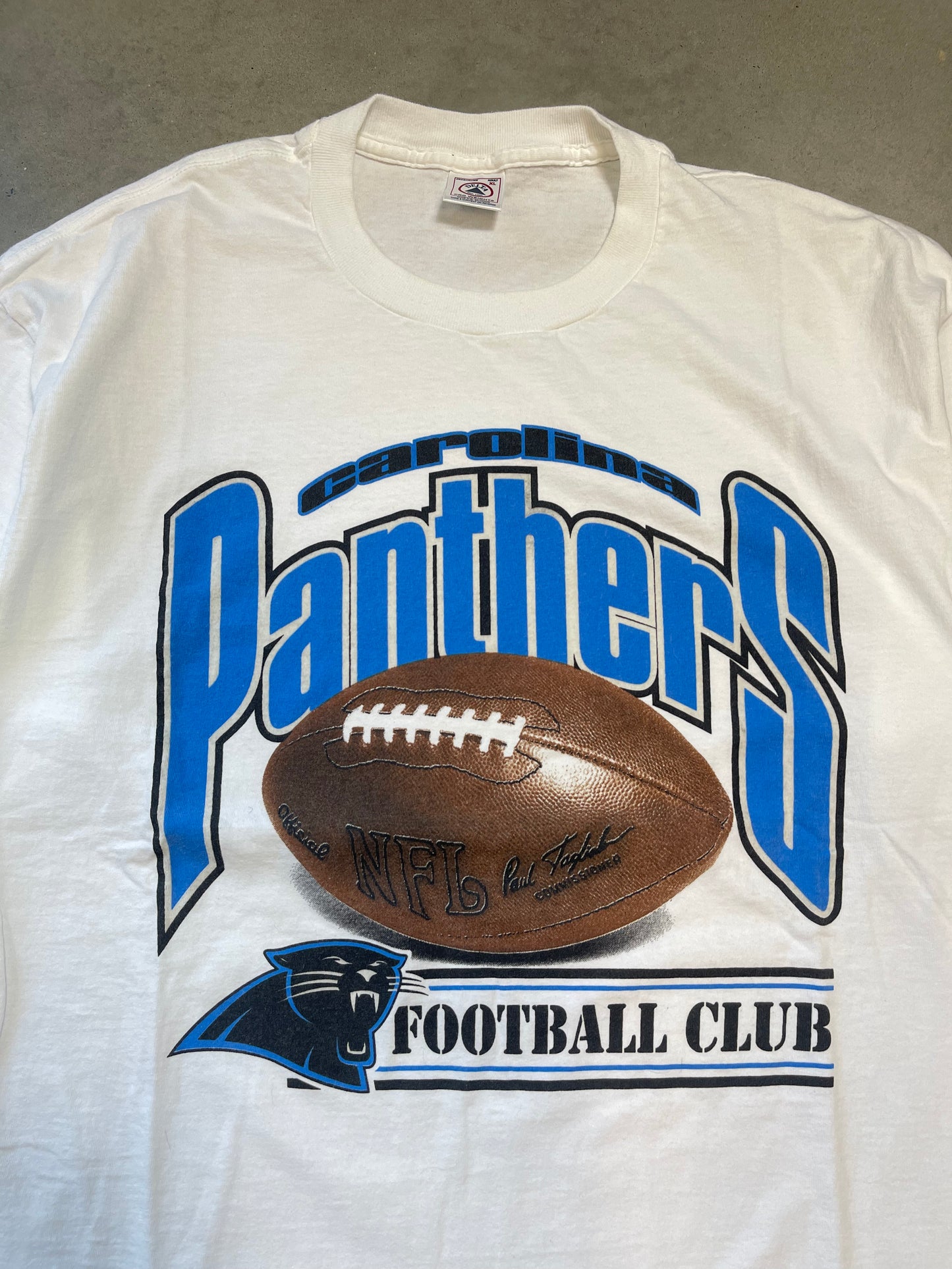 90’s Carolina Panthers Football Club Vintage Tee (XL)