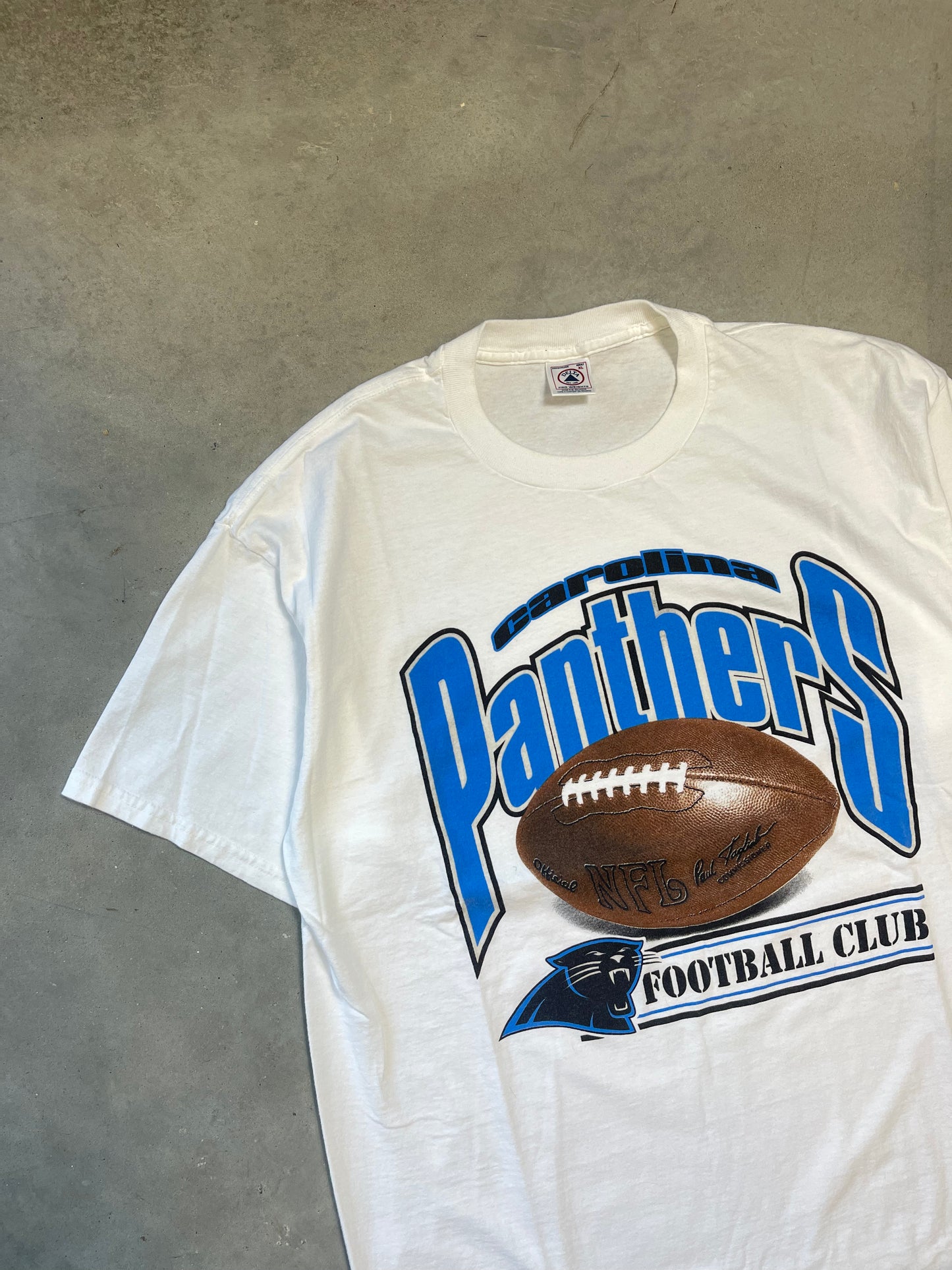 90’s Carolina Panthers Football Club Vintage Tee (XL)