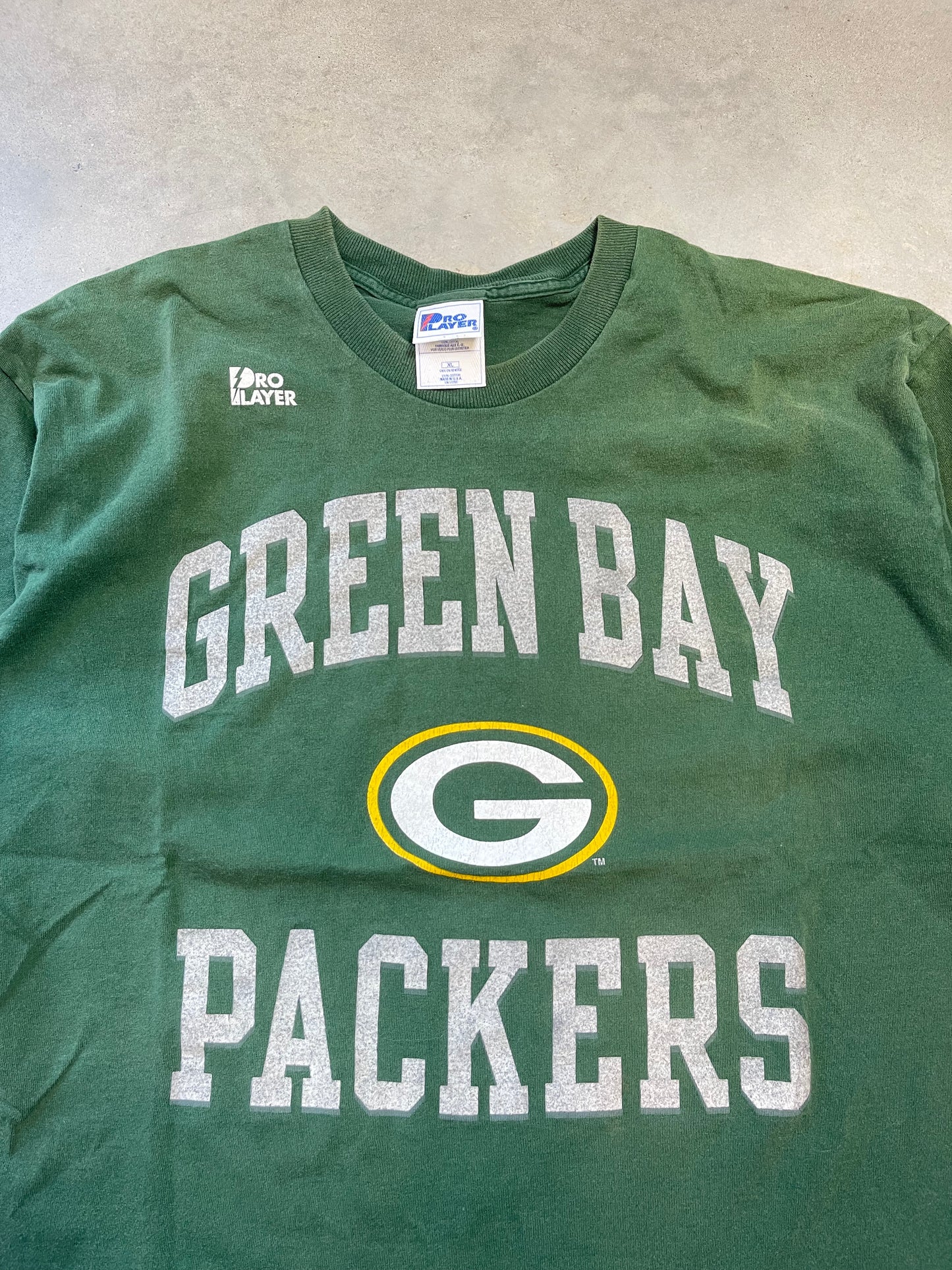 90’s Green Bay Packers Vintage Pro Player NFL Tee (XL)