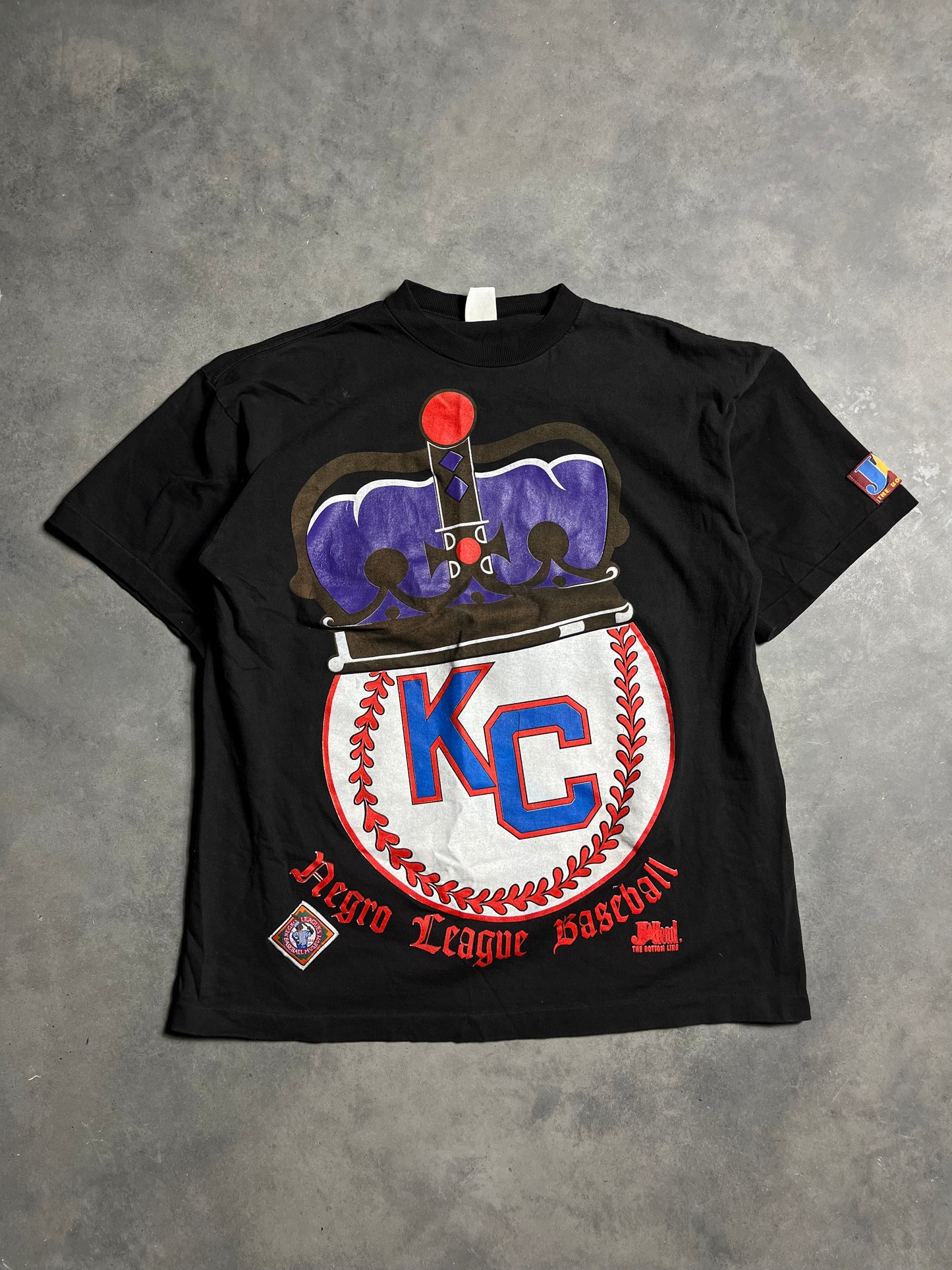 90’s Kansas City Monarchs Vintage Negro League Baseball Tee (Large)