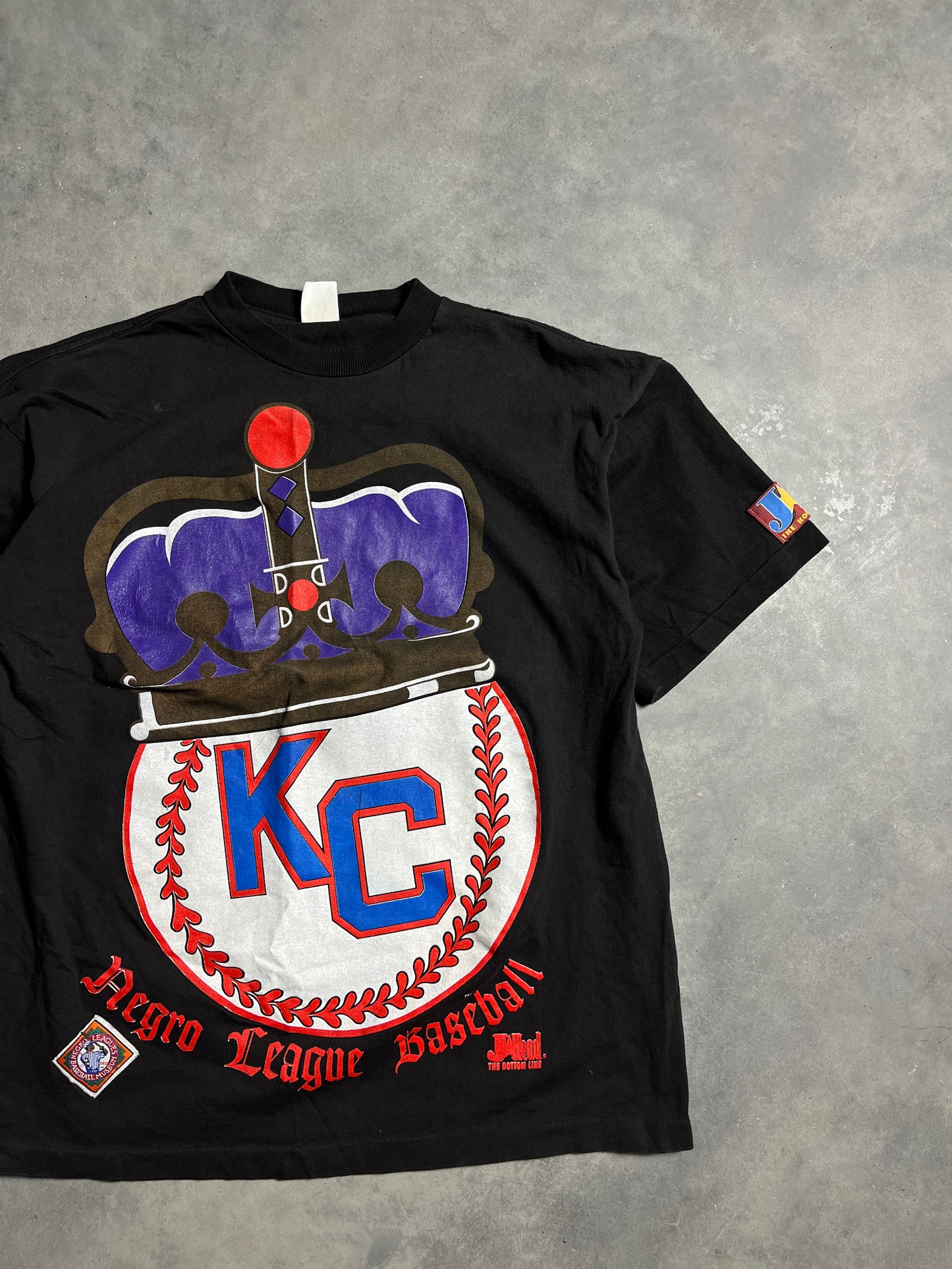 90’s Kansas City Monarchs Vintage Negro League Baseball Tee (Large)