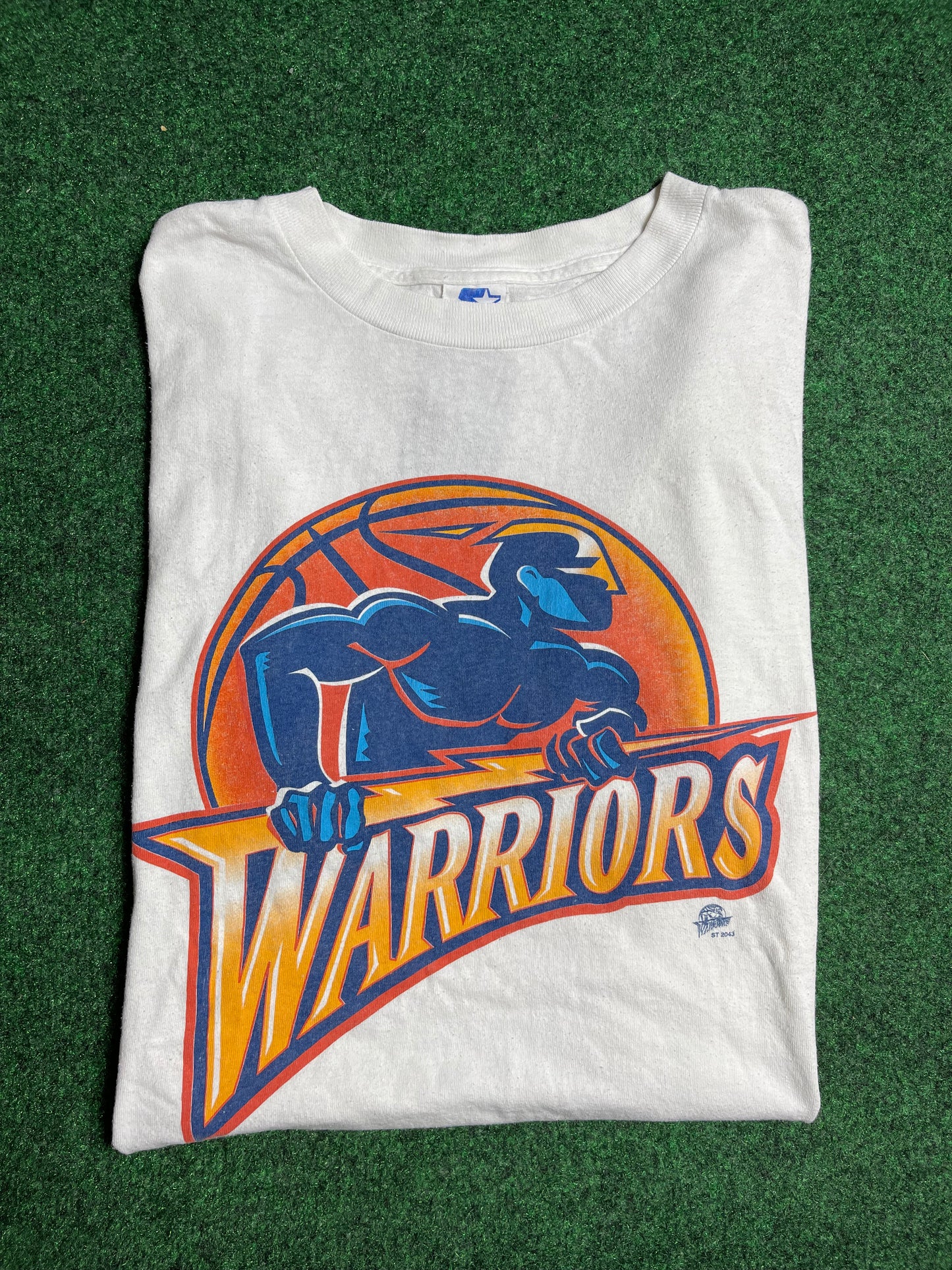 90’s Golden State Warriors Vintage Starter NBA Tee (Medium)