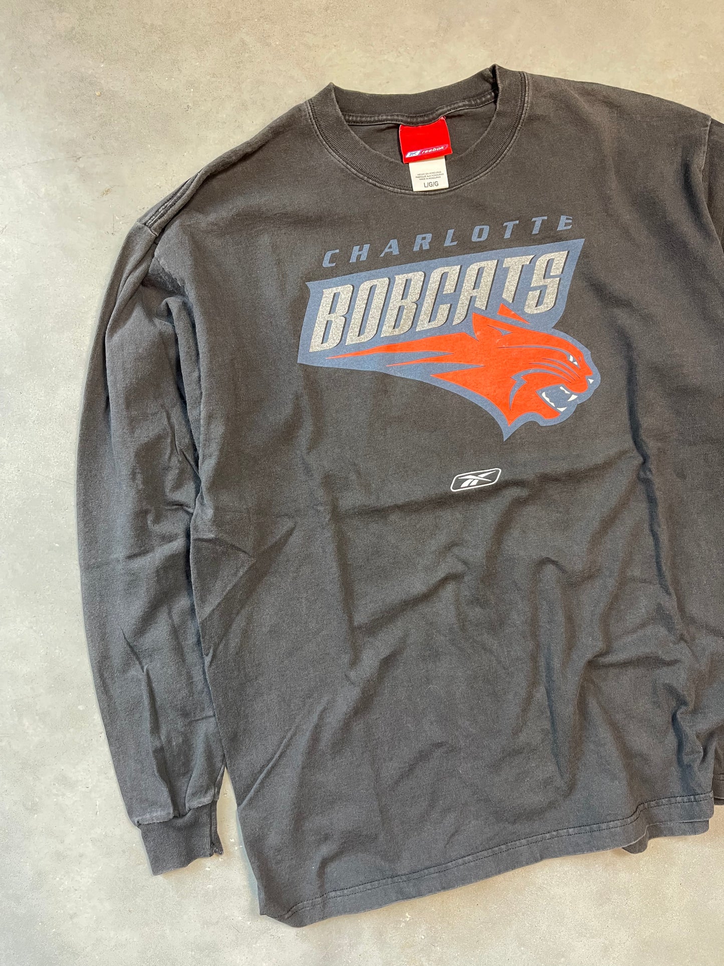 00’s Charlotte Bobcats Vintage Reebok NBA Longsleeve Tee (XL)