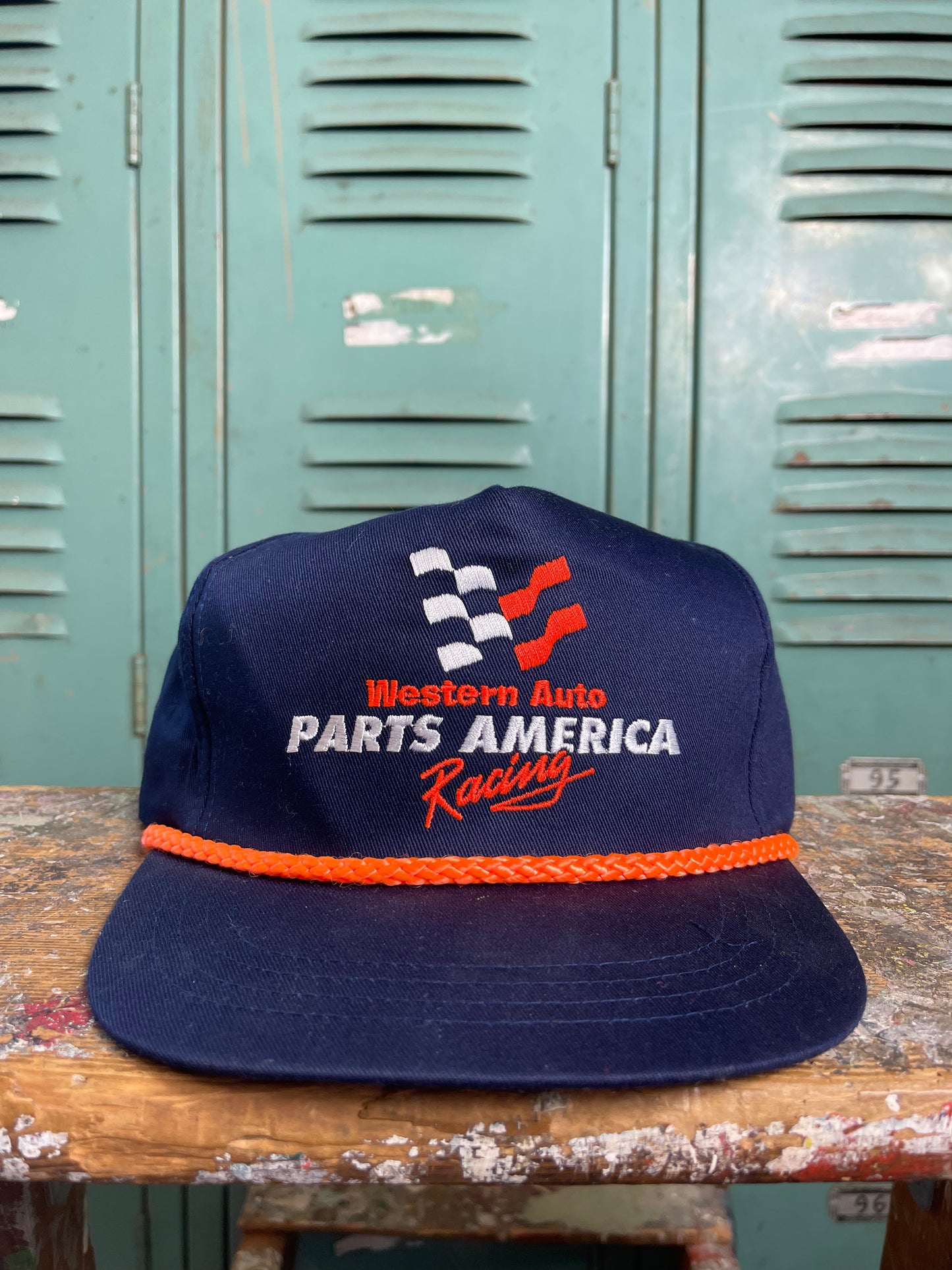 90’s Darrell Waltrip Western Auto Parts America NASCAR Racing Snapback Hat (OSFA)