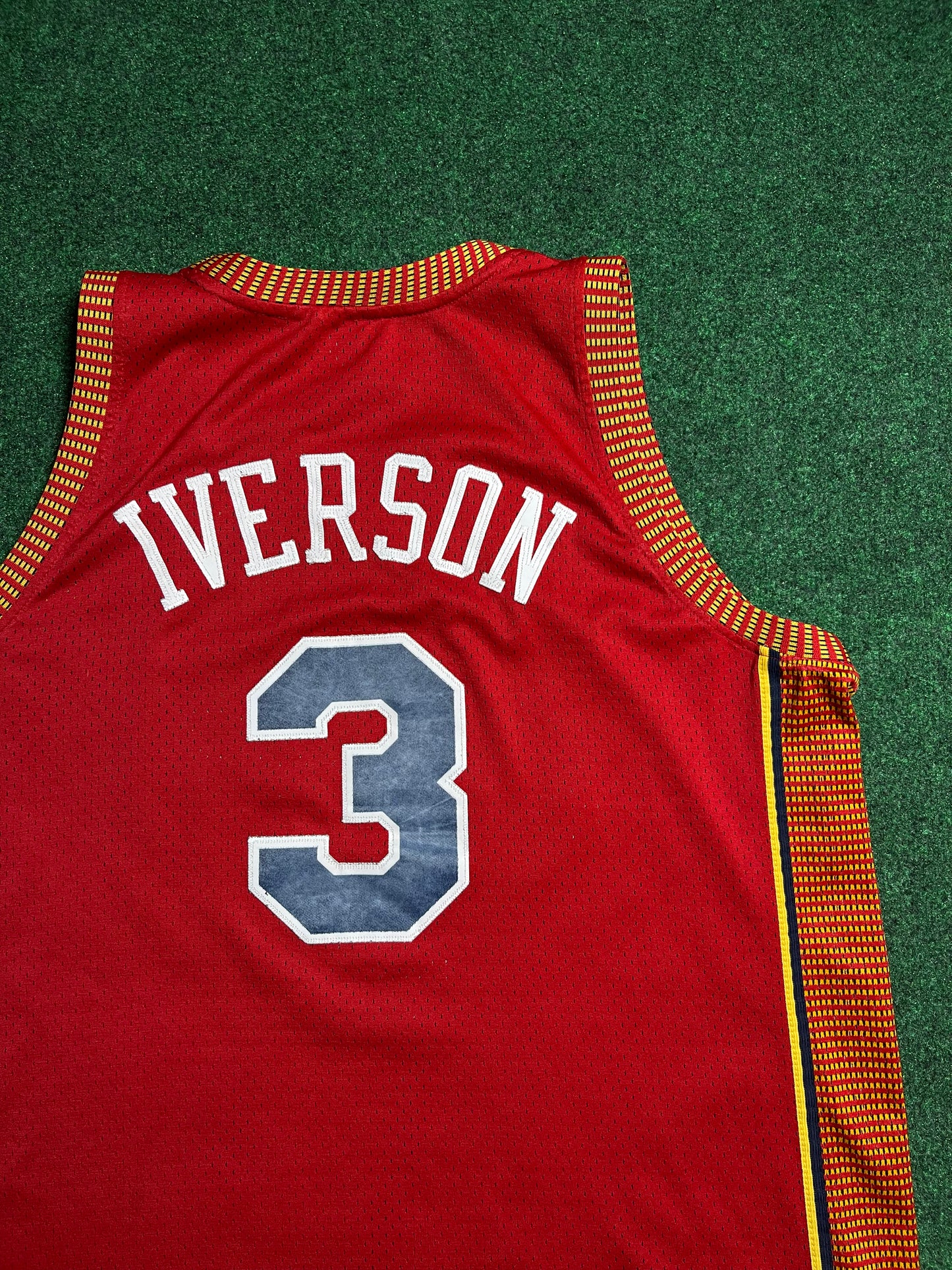 2005 Philadelphia 76ers/Syracuse Nationals Allen Iverson Vintage NBA Throwback Jersey (XL)