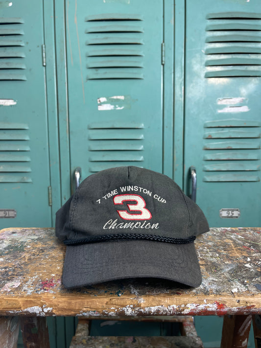 1994 Dale Earnhardt Vintage 7 Time Winston Cup Champion Sun Faded NASCAR Snapback Hat (OSFA)