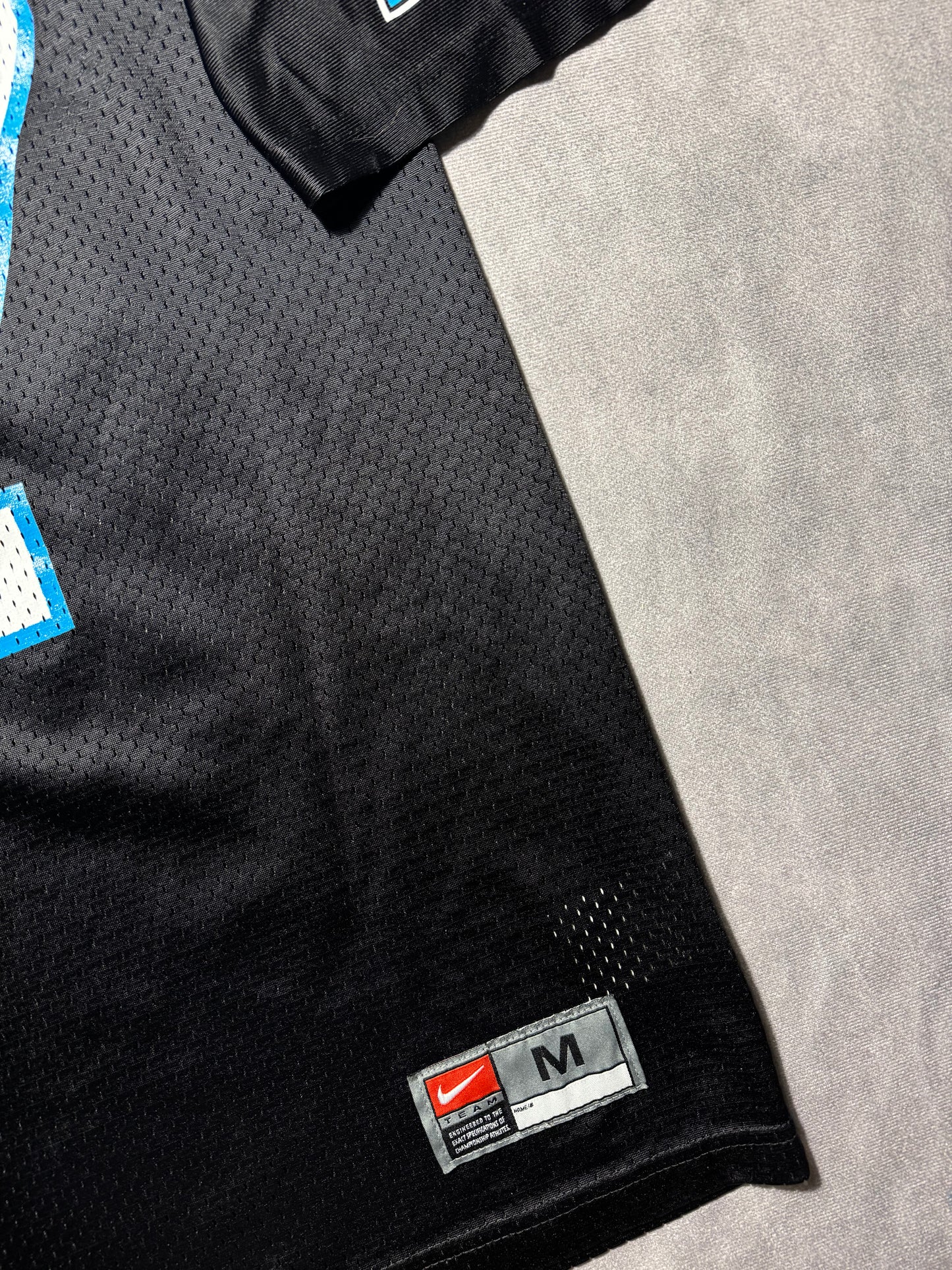 90’s Carolina Panthers Muhsin Muhammad Vintage Black Nike NFL Jersey (Medium)