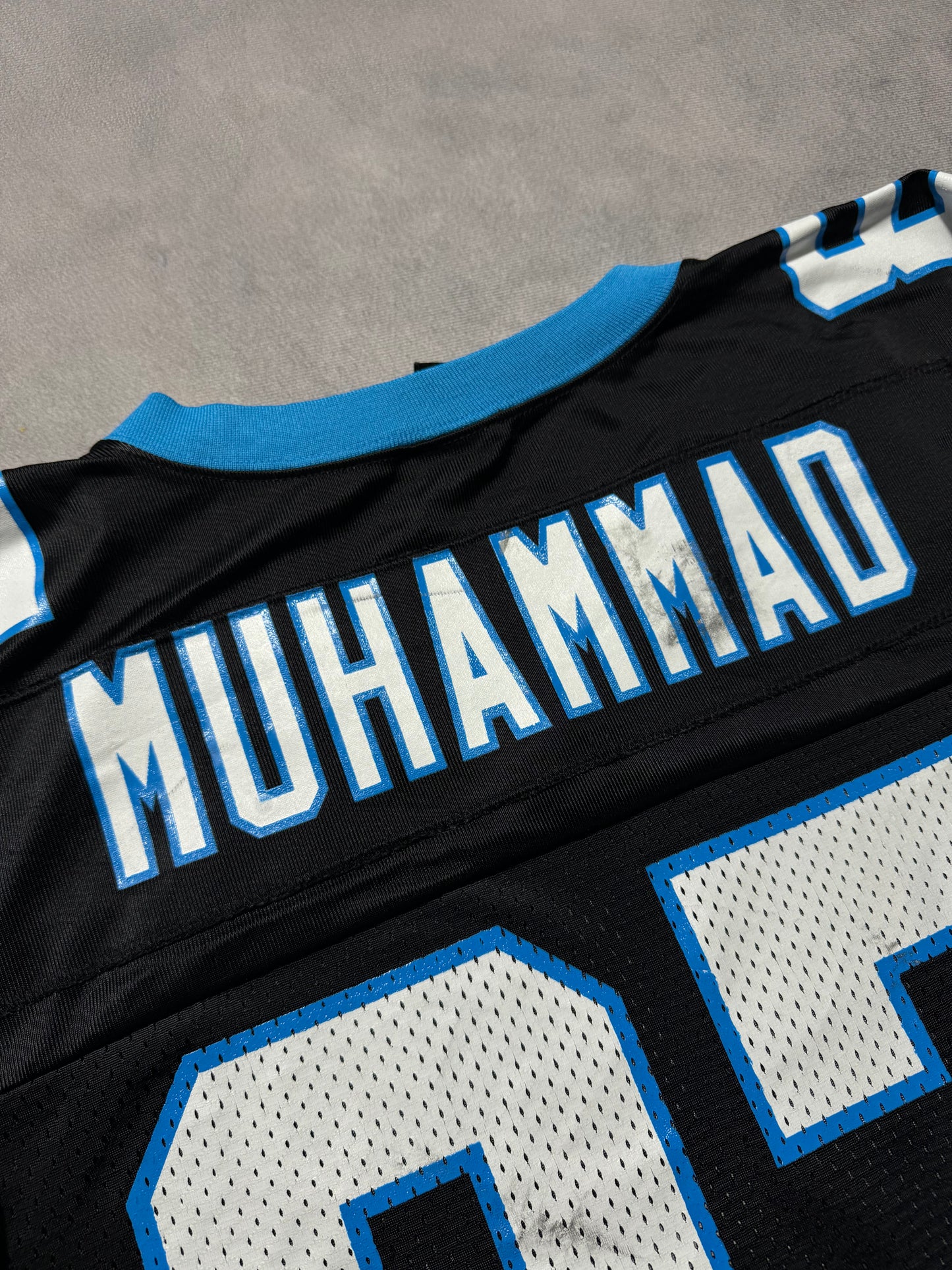 90’s Carolina Panthers Muhsin Muhammad Vintage Black Nike NFL Jersey (Medium)
