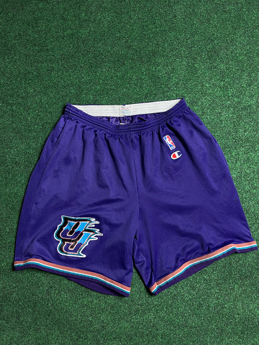 90’s Utah Jazz Vintage NBA Champion Shorts (Large)