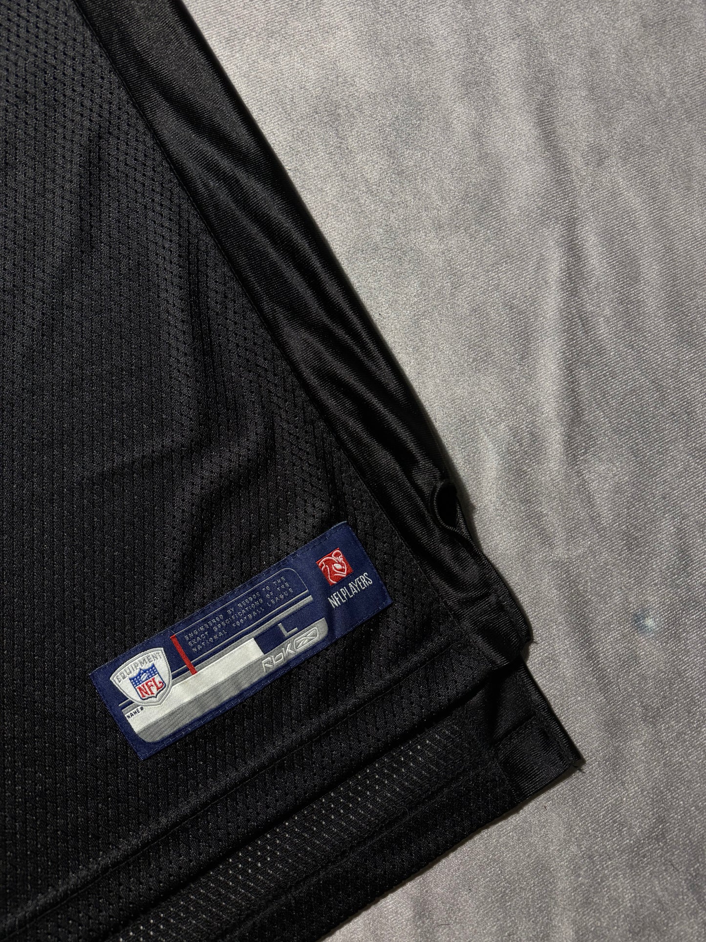 2010 Carolina Panthers Armanti Edwards Vintage Black Reebok Rookie Season NFL Jersey (Large)