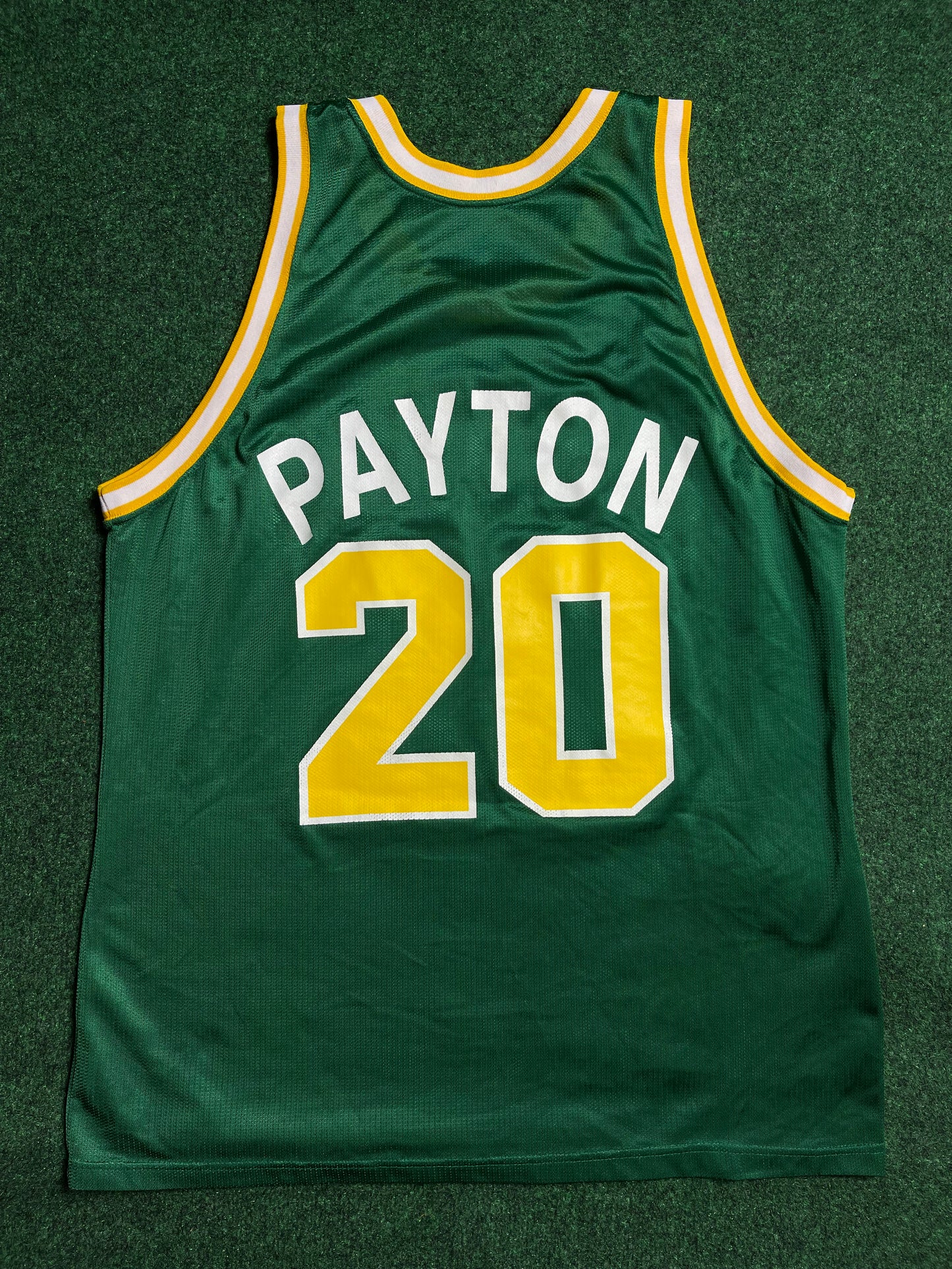 90’s Seattle Supersonics Gary Payton Vintage Champion NBA Jersey (48/XL)