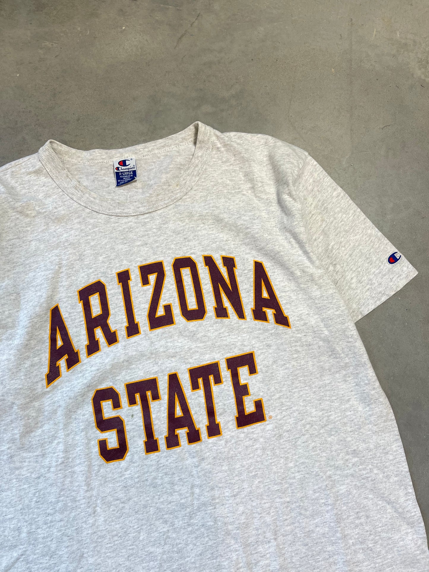 90’s Arizona State Sun Devils Vintage Block Letter Champion Tee (XL)