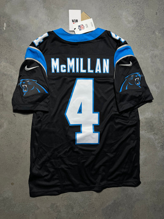2025 Carolina Panthers Tetairoa McMillan Black Nike Vapor Limited NFL Jersey - Deadstock (Medium)