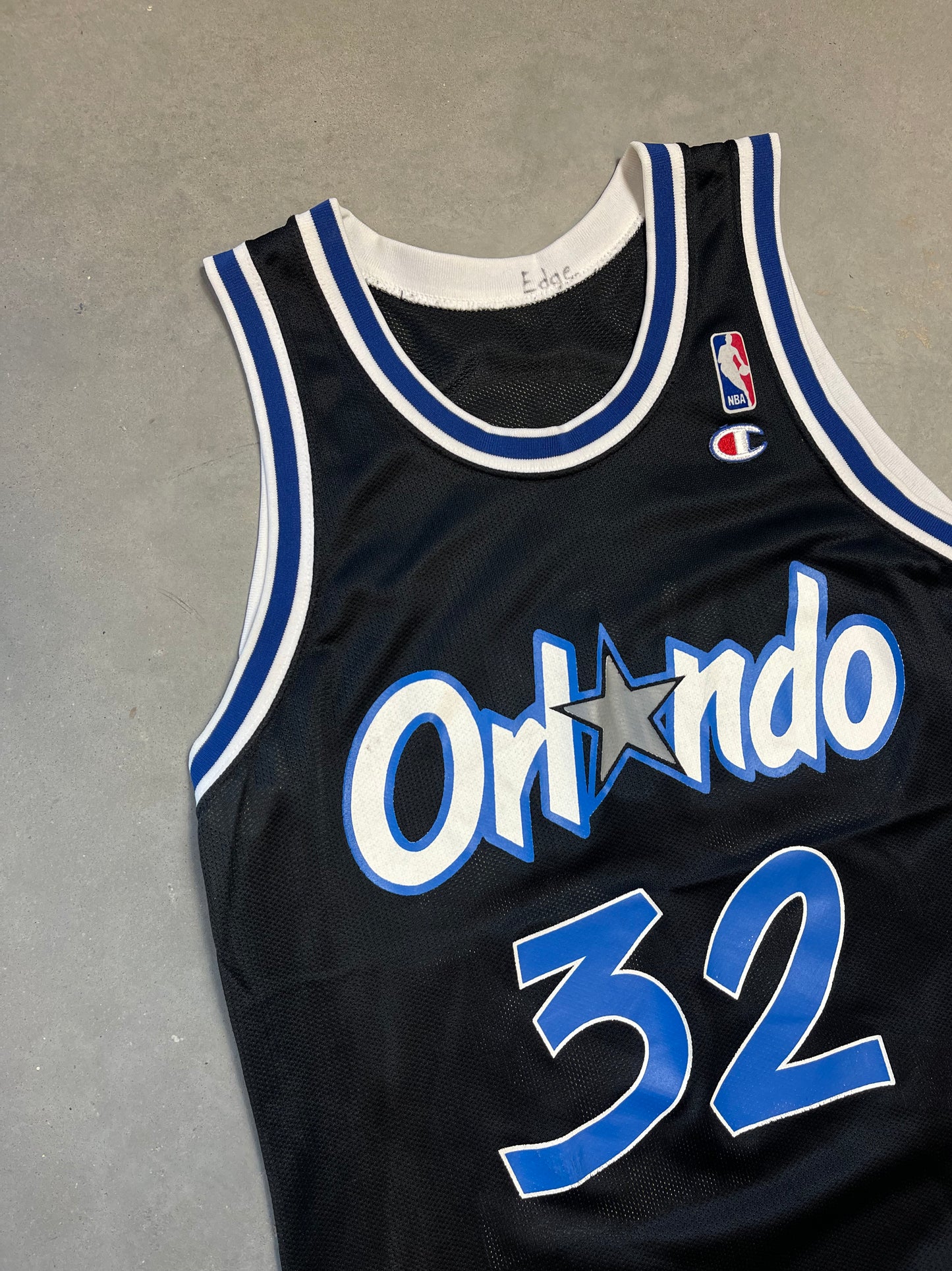 90’s Orlando Magic Shaquille O’Neal Vintage Champion NBA Jersey (40/Medium)