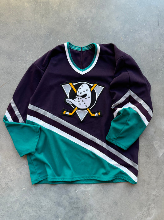 90’s Anaheim Mighty Ducks Vintage CCM NHL Hockey Jersey (Large)