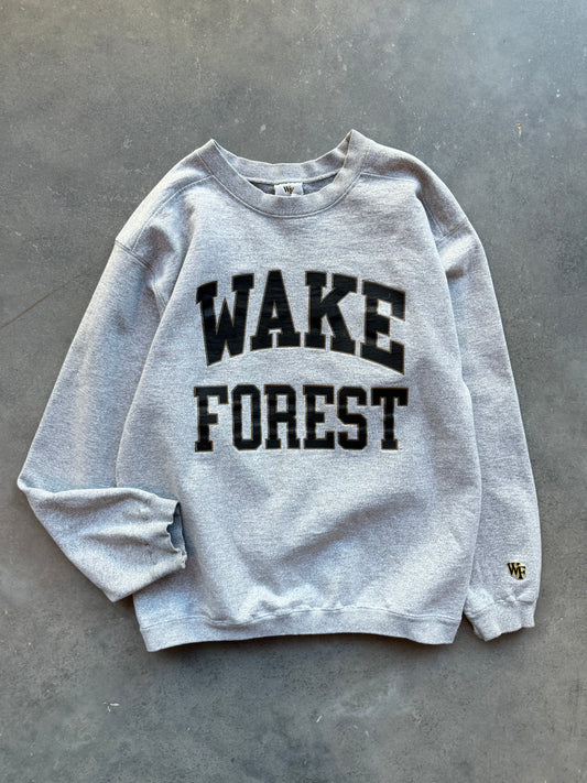 00’s Wake Forest Demon Deacons Vintage Heavyweight College Crewneck (Medium)