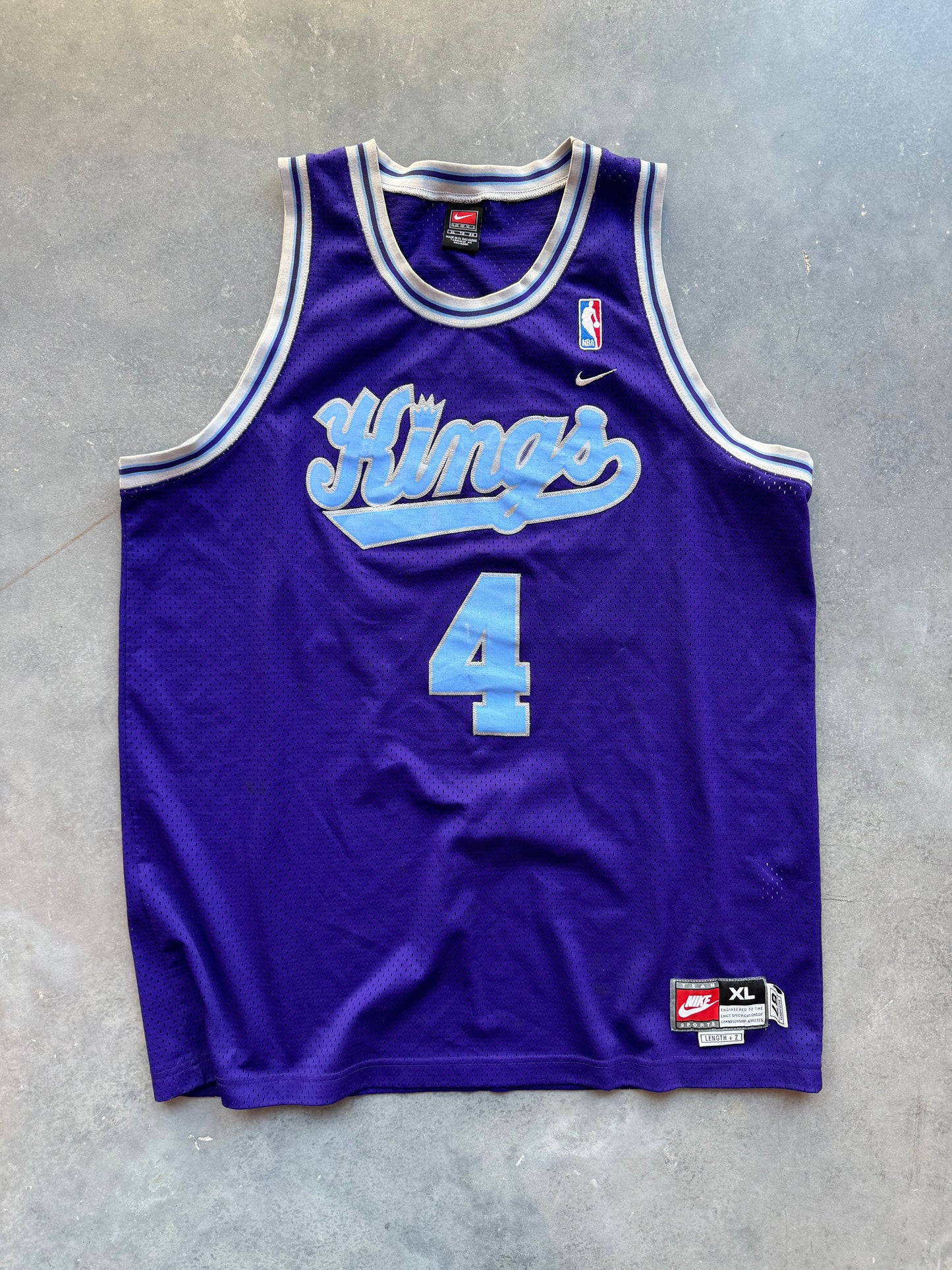 00’s Sacramento Kings Chris Webber Vintage 1987 Nike Rewind Series Throwback NBA Swingman Stitched Jersey (XL)