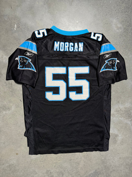 00’s Carolina Panthers Dan Morgan Vintage Black Reebok NFL Jersey (Youth XL)