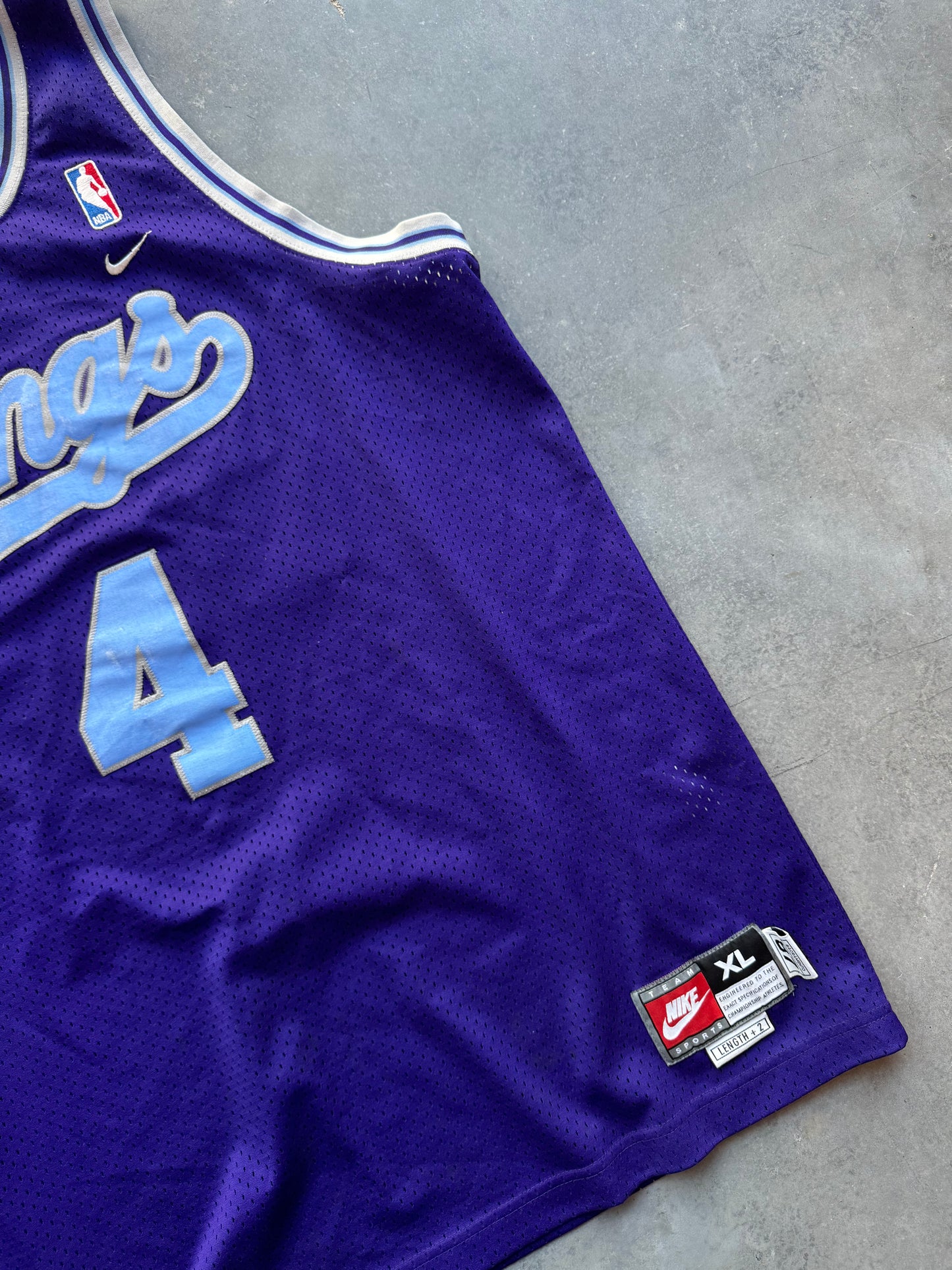 00’s Sacramento Kings Chris Webber Vintage 1987 Nike Rewind Series Throwback NBA Swingman Stitched Jersey (XL)