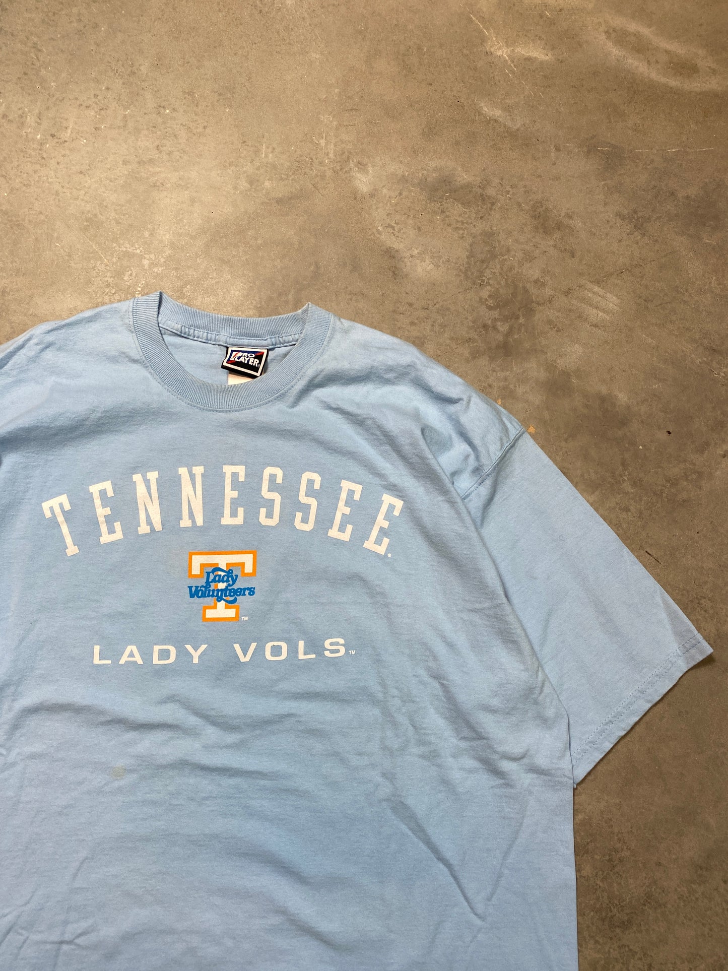 90’s University of Tennessee Arch Spellout Logo Pro Player Vintage Tee (XXL)