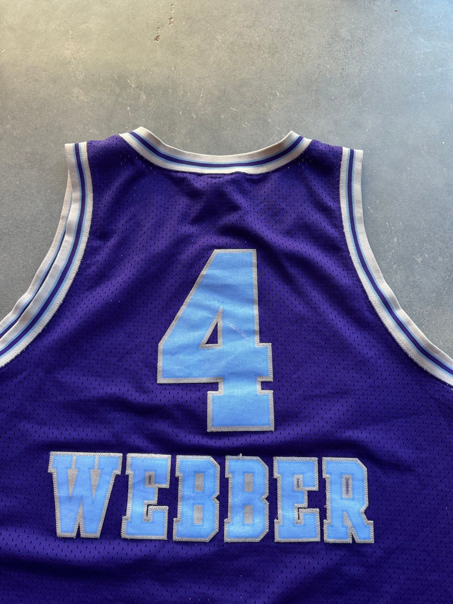 00’s Sacramento Kings Chris Webber Vintage 1987 Nike Rewind Series Throwback NBA Swingman Stitched Jersey (XL)