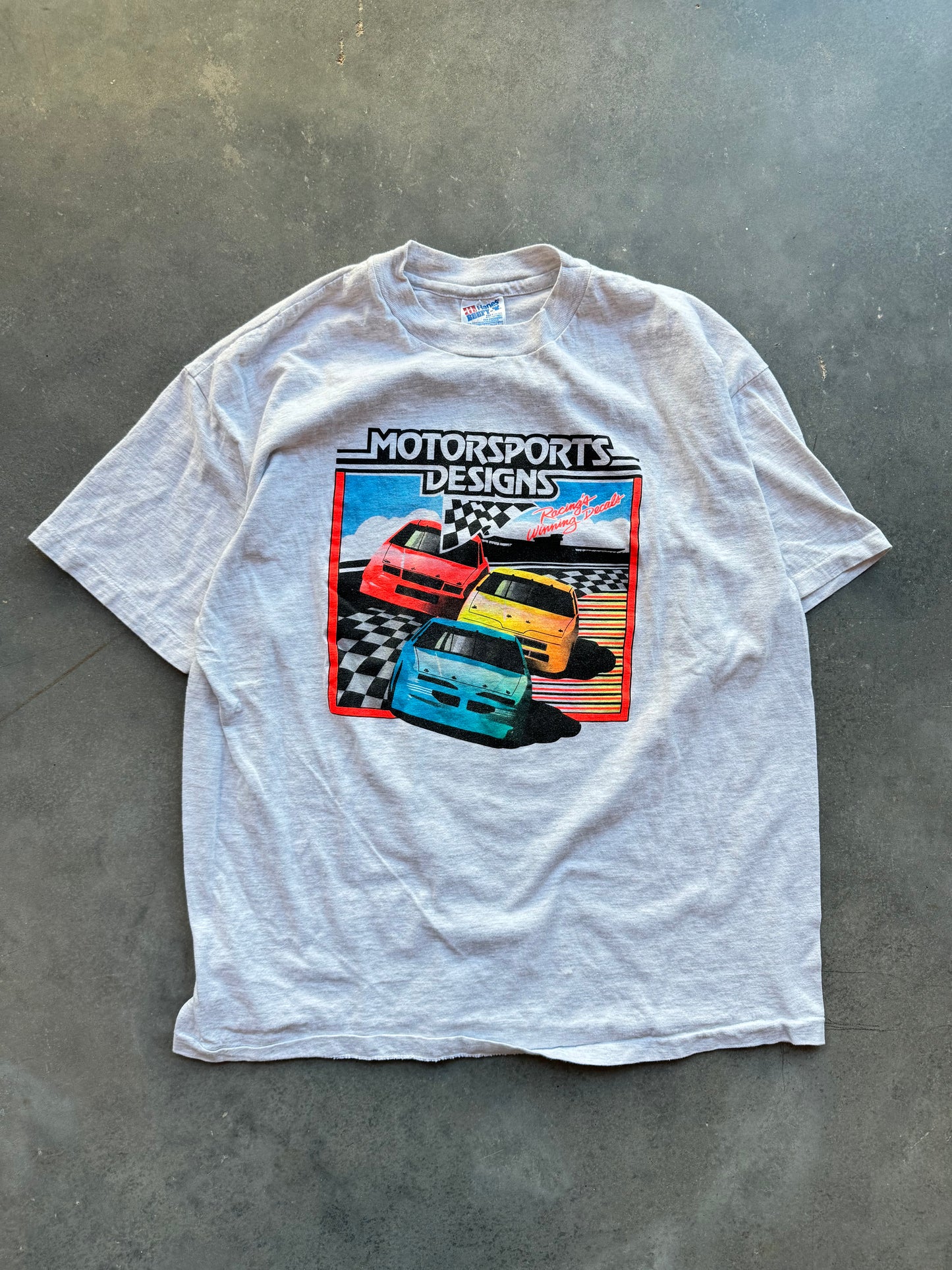 90’s Motorsports Designs Vintage Racing Decals Tee (XL)