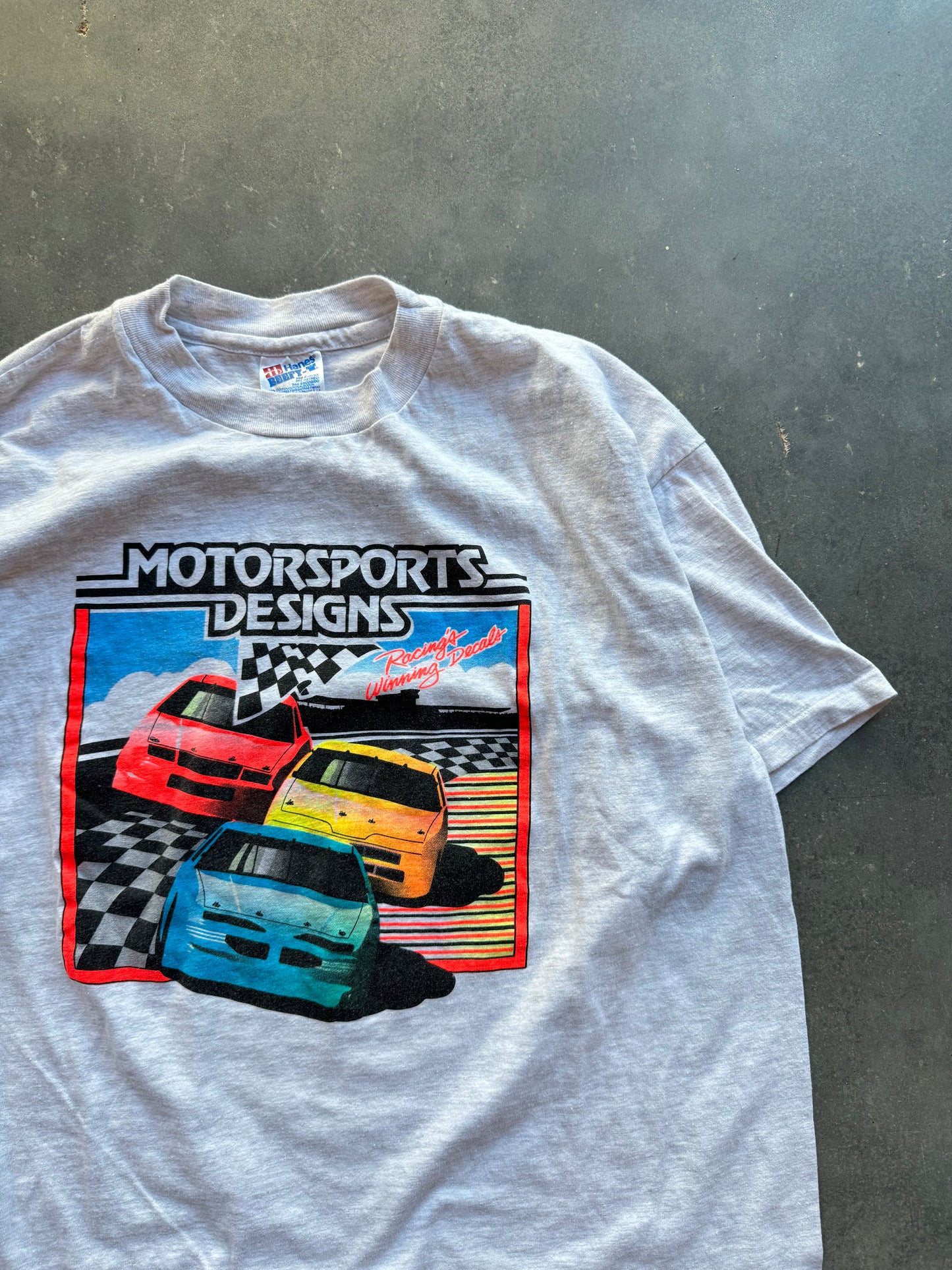 90’s Motorsports Designs Vintage Racing Decals Tee (XL)